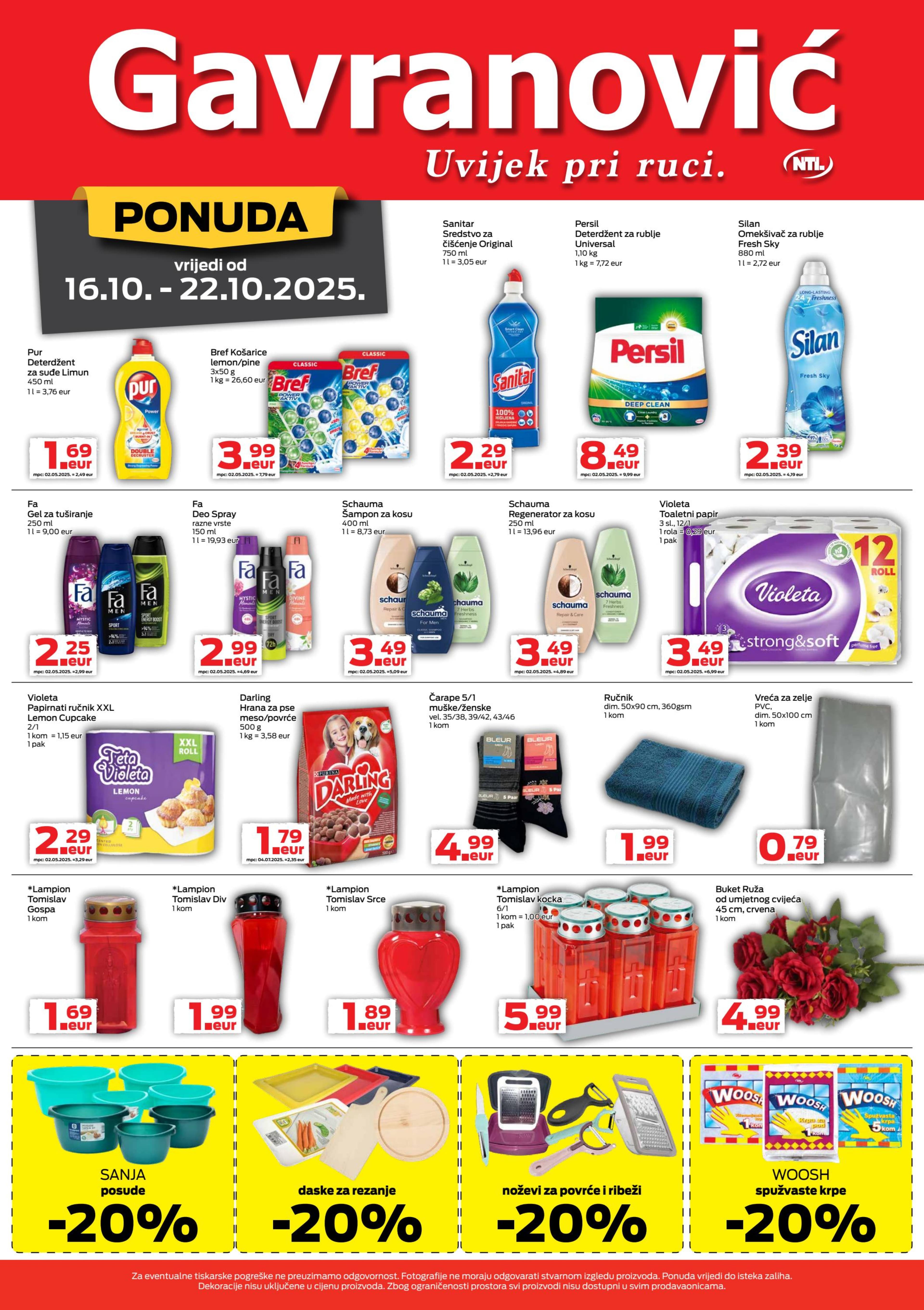 Stranica 4. Gavranović kataloga - Akcije od 16.10. do 22.10.2025.
