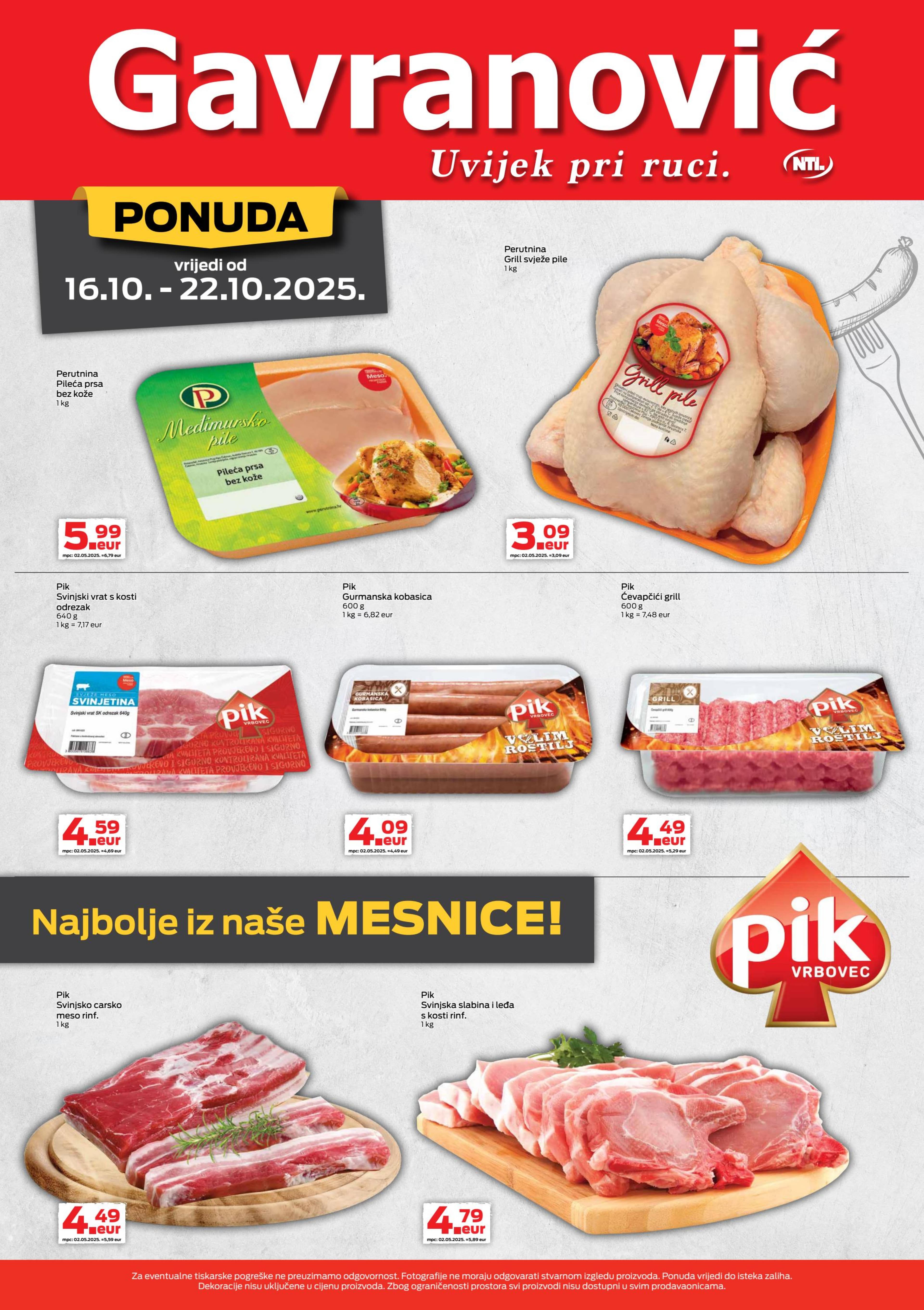 Stranica 5. Gavranović kataloga - Akcije od 16.10. do 22.10.2025.