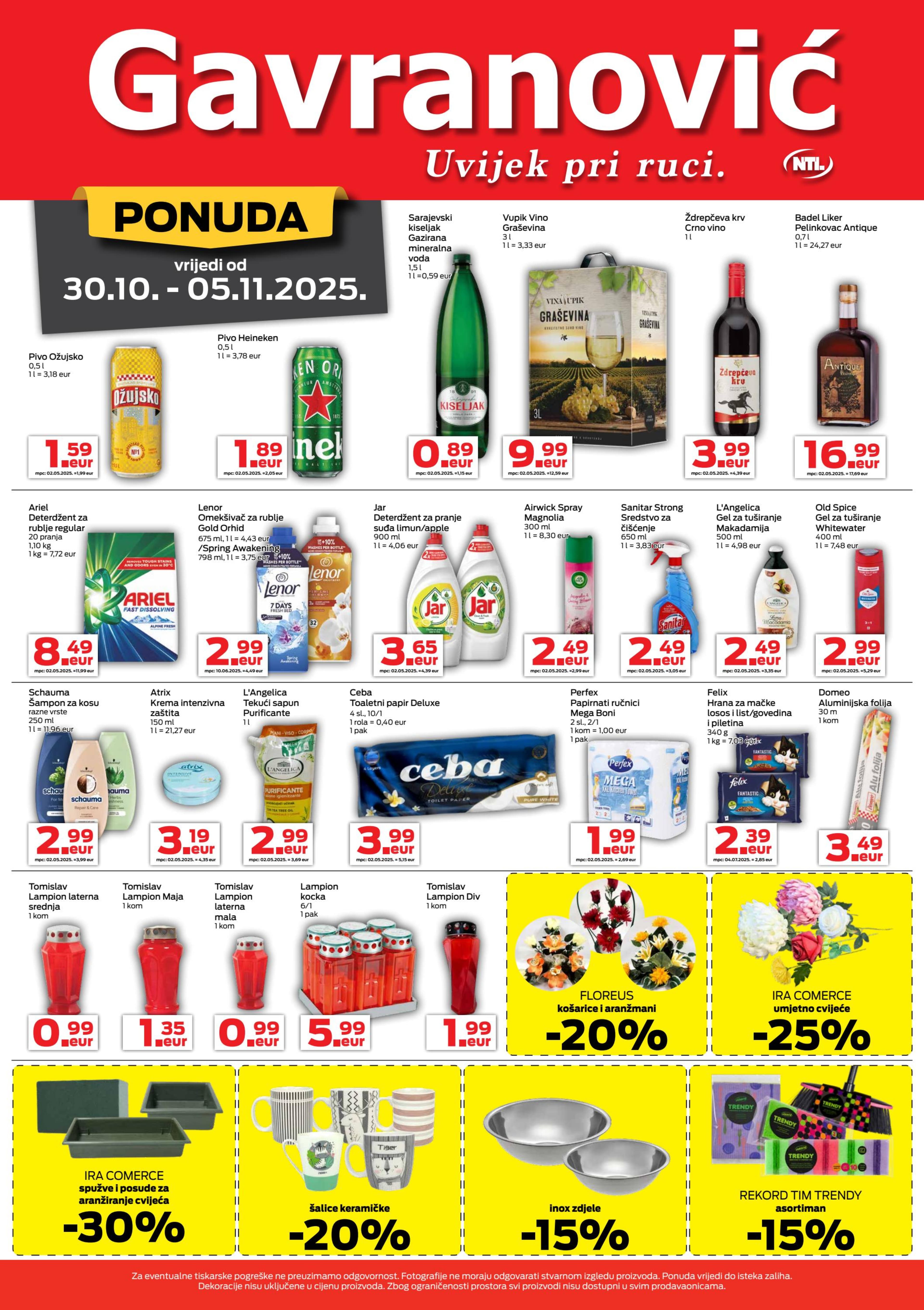 Stranica 4. Gavranović kataloga - Akcije od 30.10. do 05.11.2025.