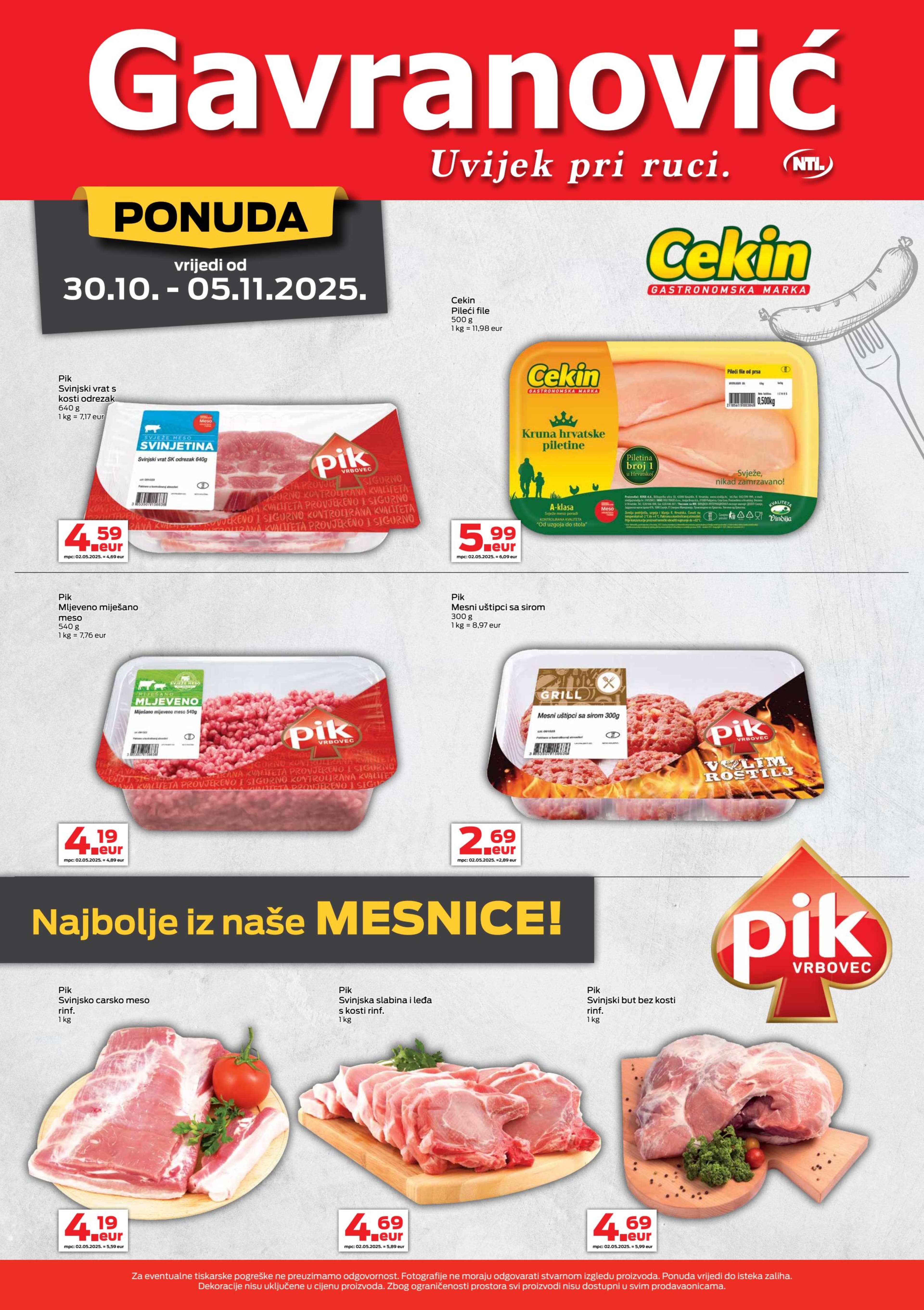 Stranica 5. Gavranović kataloga - Akcije od 30.10. do 05.11.2025.
