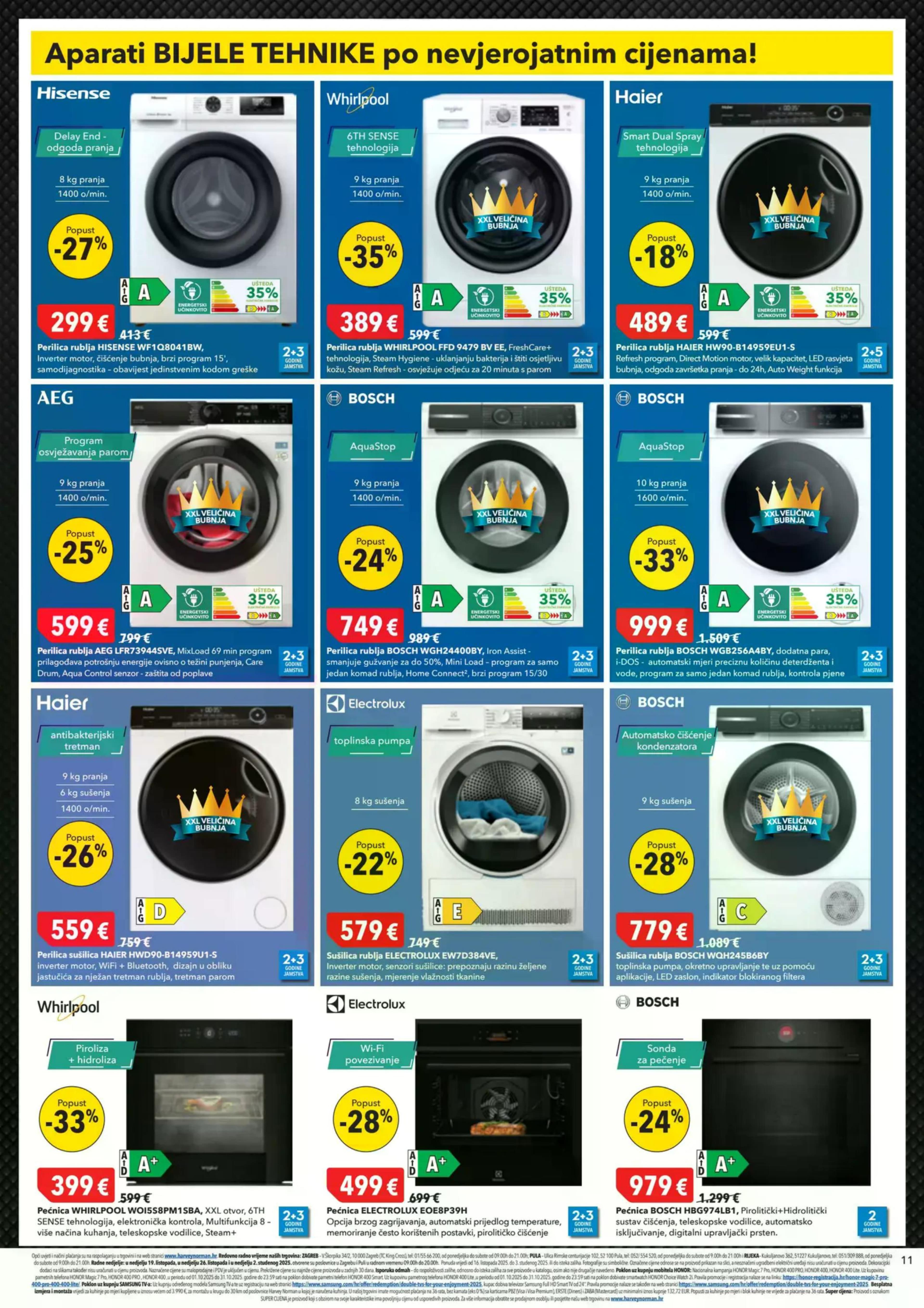 Stranica 11. Harvey Norman kataloga - Akcije od 16.10. do 03.11.2025.