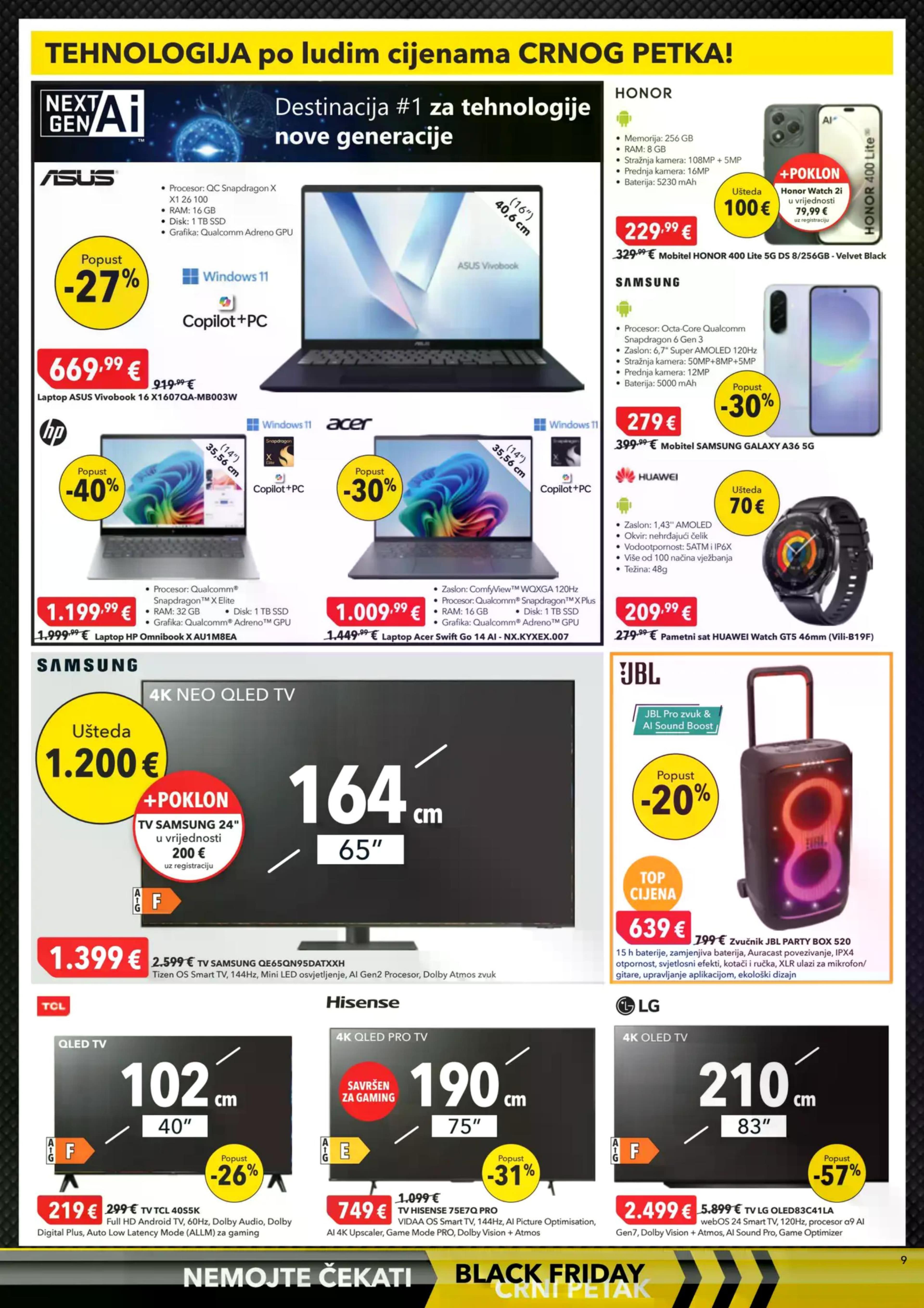 Stranica 9. Harvey Norman kataloga - Akcije od 16.10. do 03.11.2025.