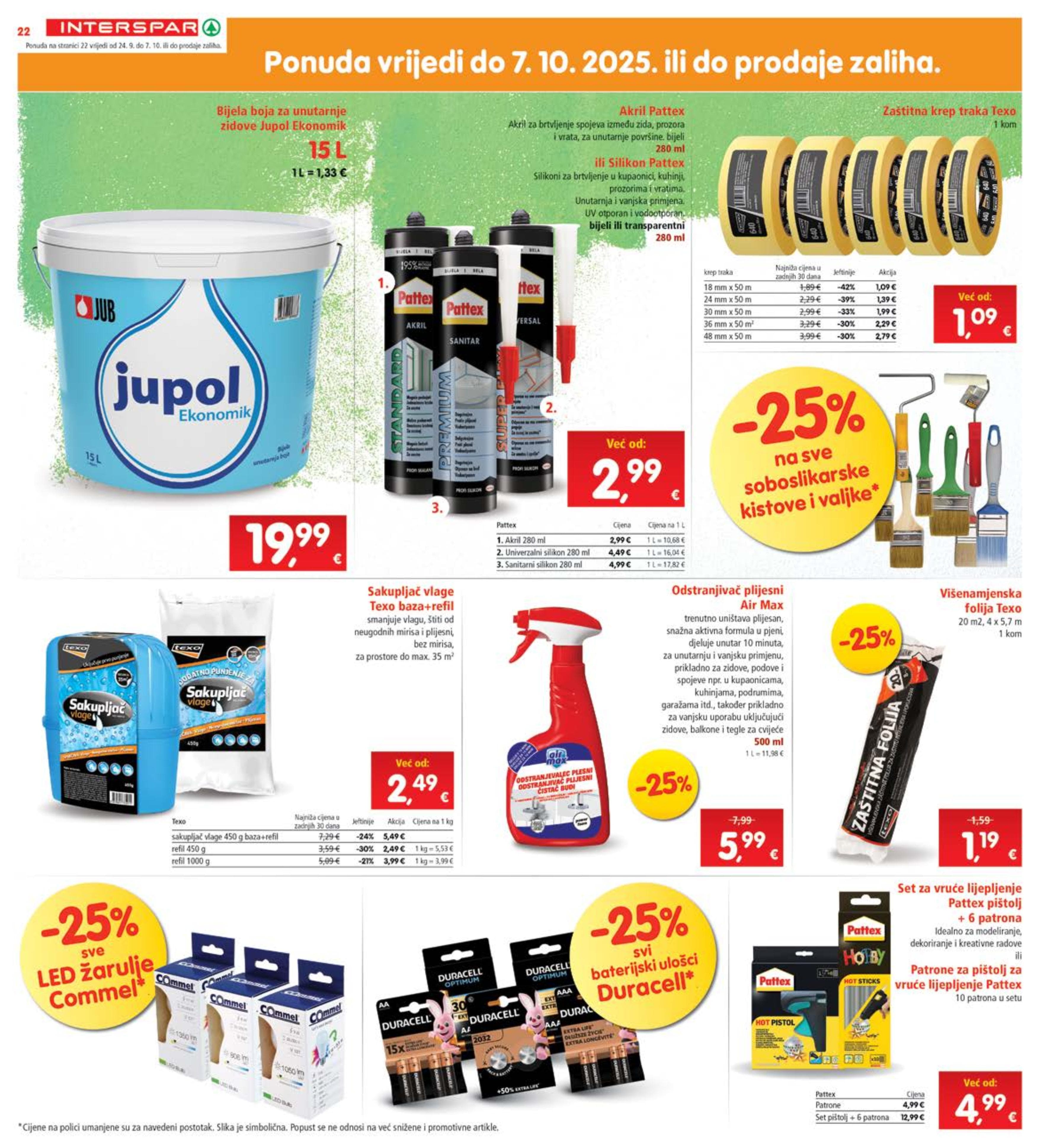 Stranica 22. Interspar kataloga - Akcije od 24.09. do 30.09.2025.