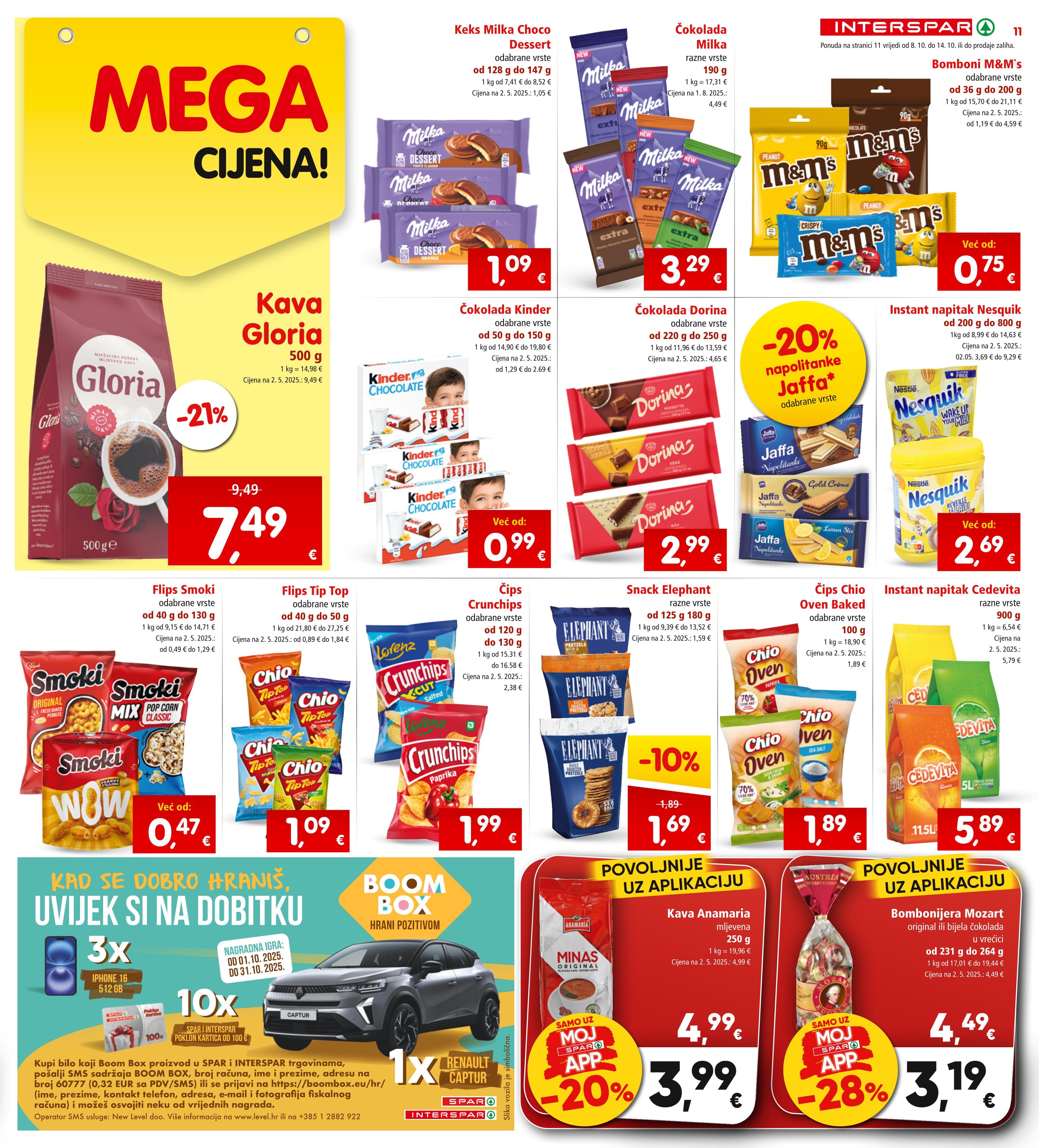 Stranica 13. Interspar kataloga - Akcije od 08.10. do 14.10.2025.