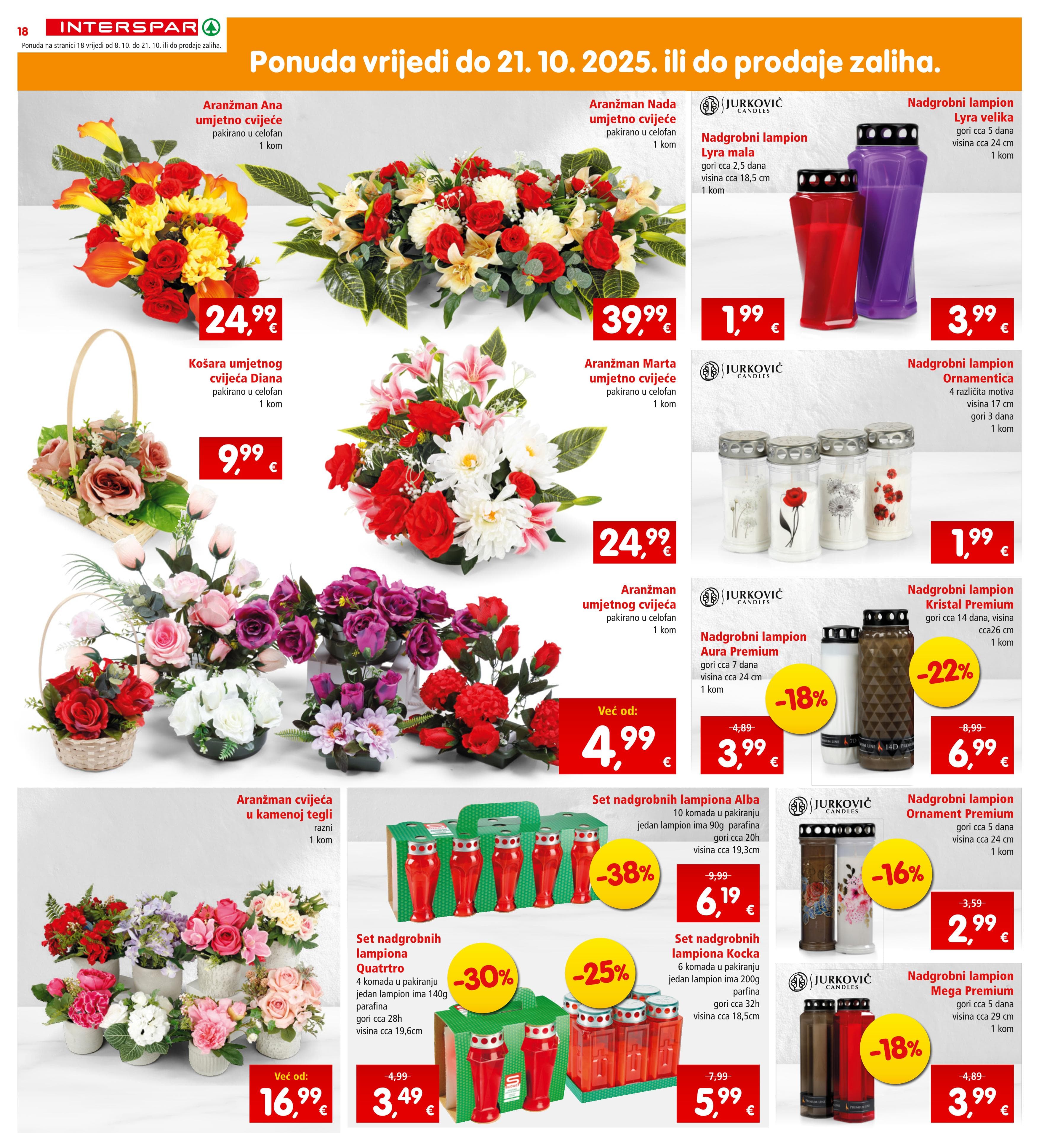 Stranica 20. Interspar kataloga - Akcije od 08.10. do 14.10.2025.