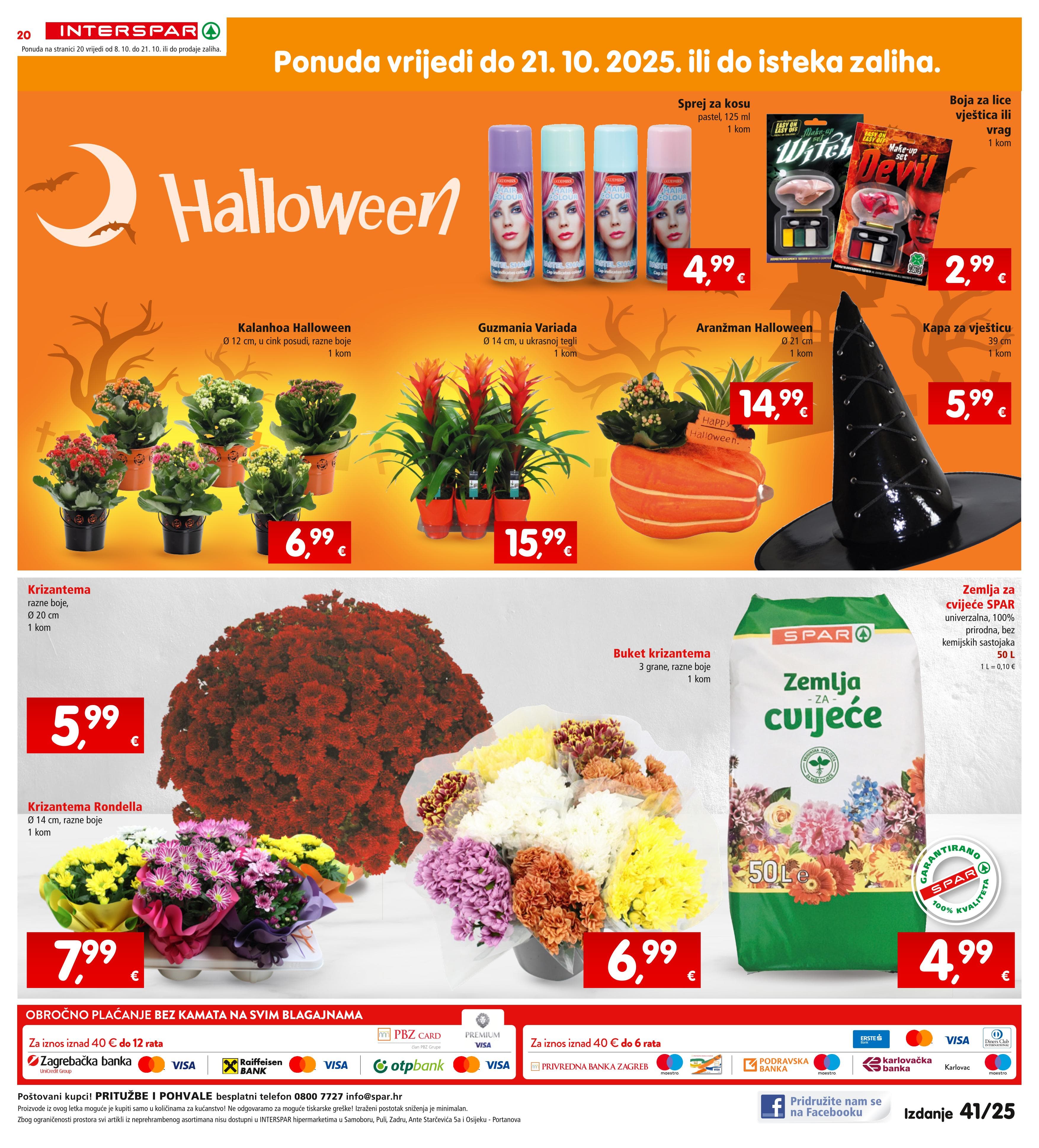 Stranica 22. Interspar kataloga - Akcije od 08.10. do 14.10.2025.