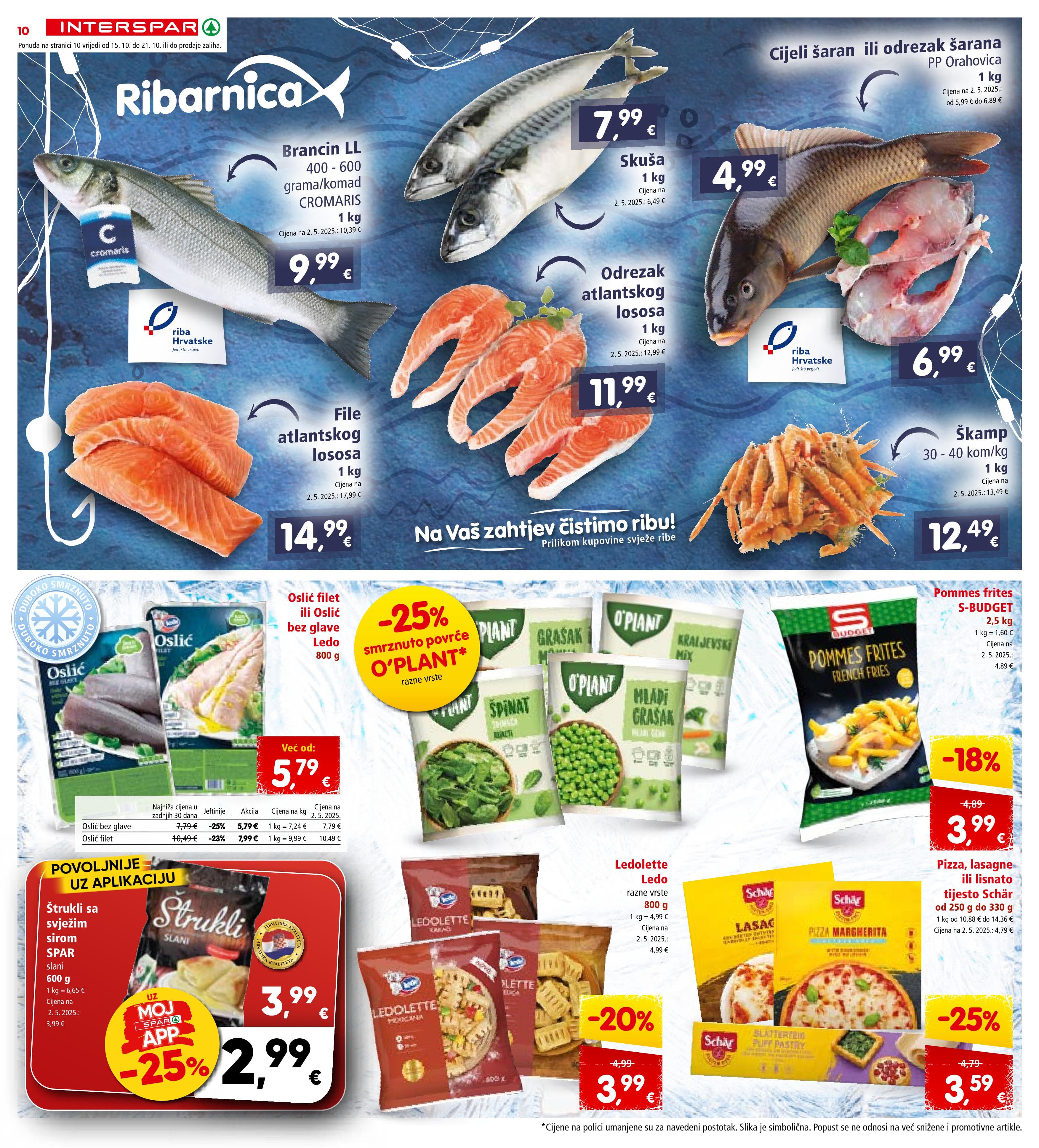 Stranica 12. Interspar kataloga - Akcije od 15.10. do 21.10.2025.