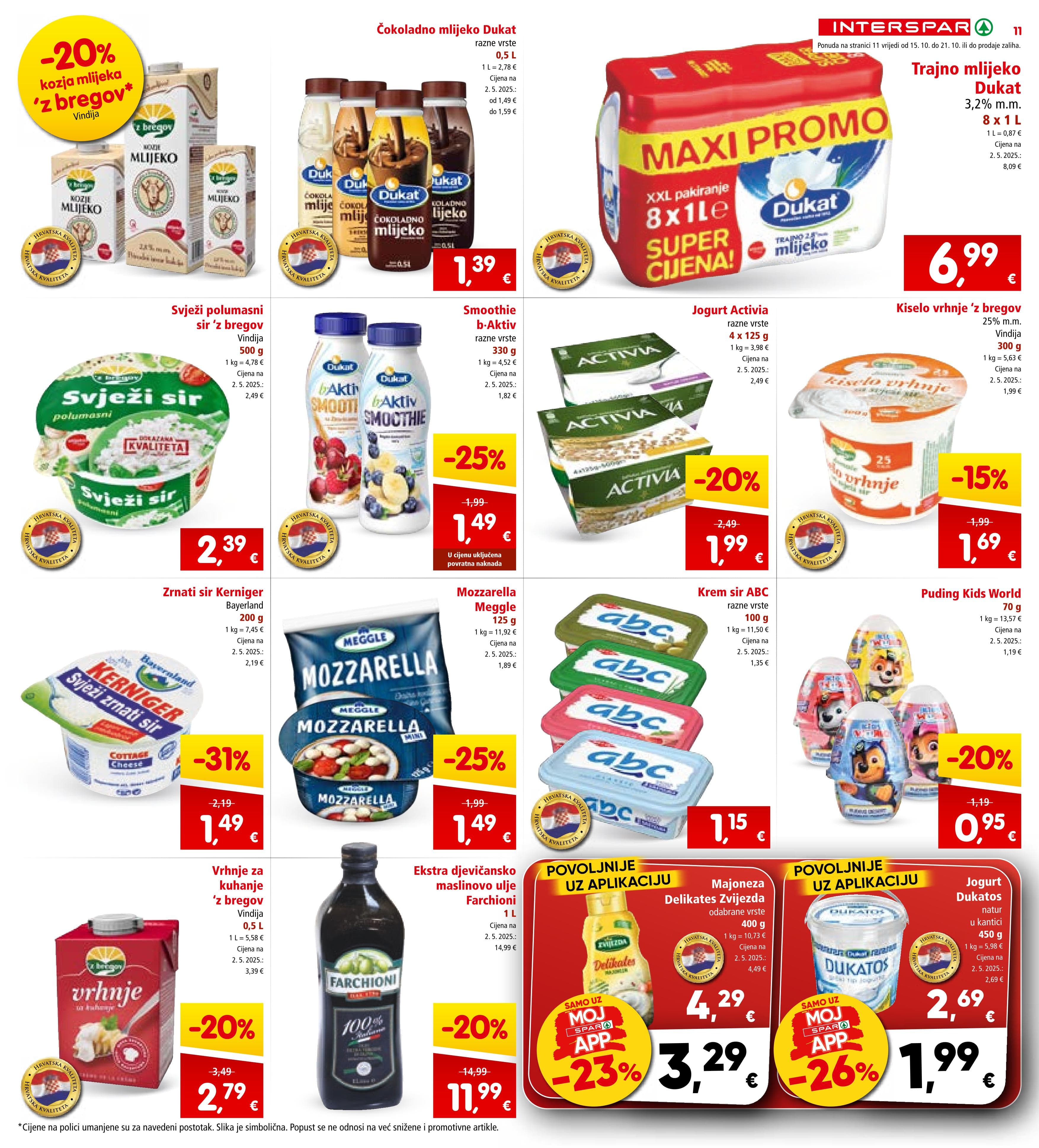 Stranica 13. Interspar kataloga - Akcije od 15.10. do 21.10.2025.