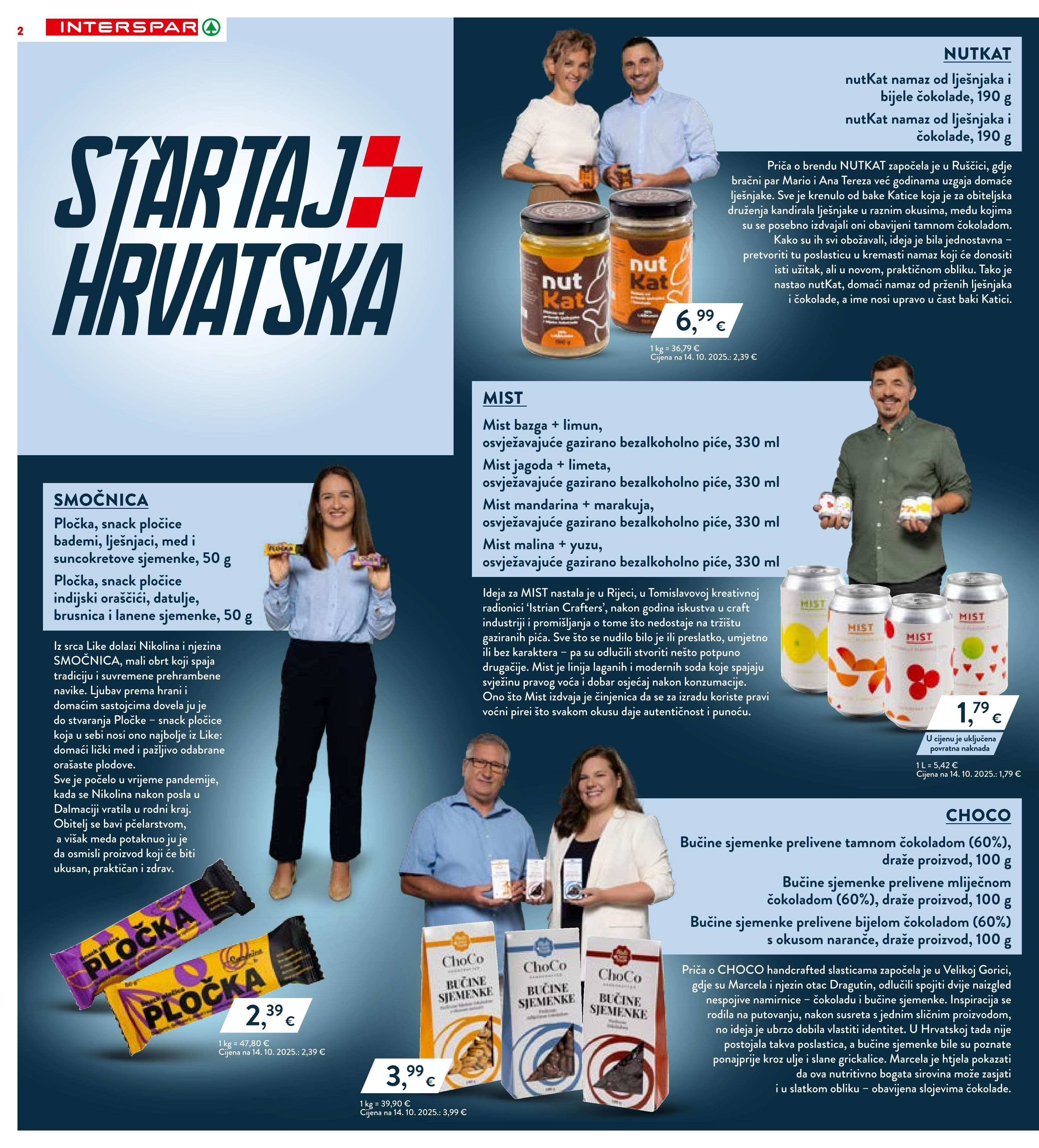 Stranica 2. Interspar kataloga - Akcije od 15.10. do 21.10.2025.