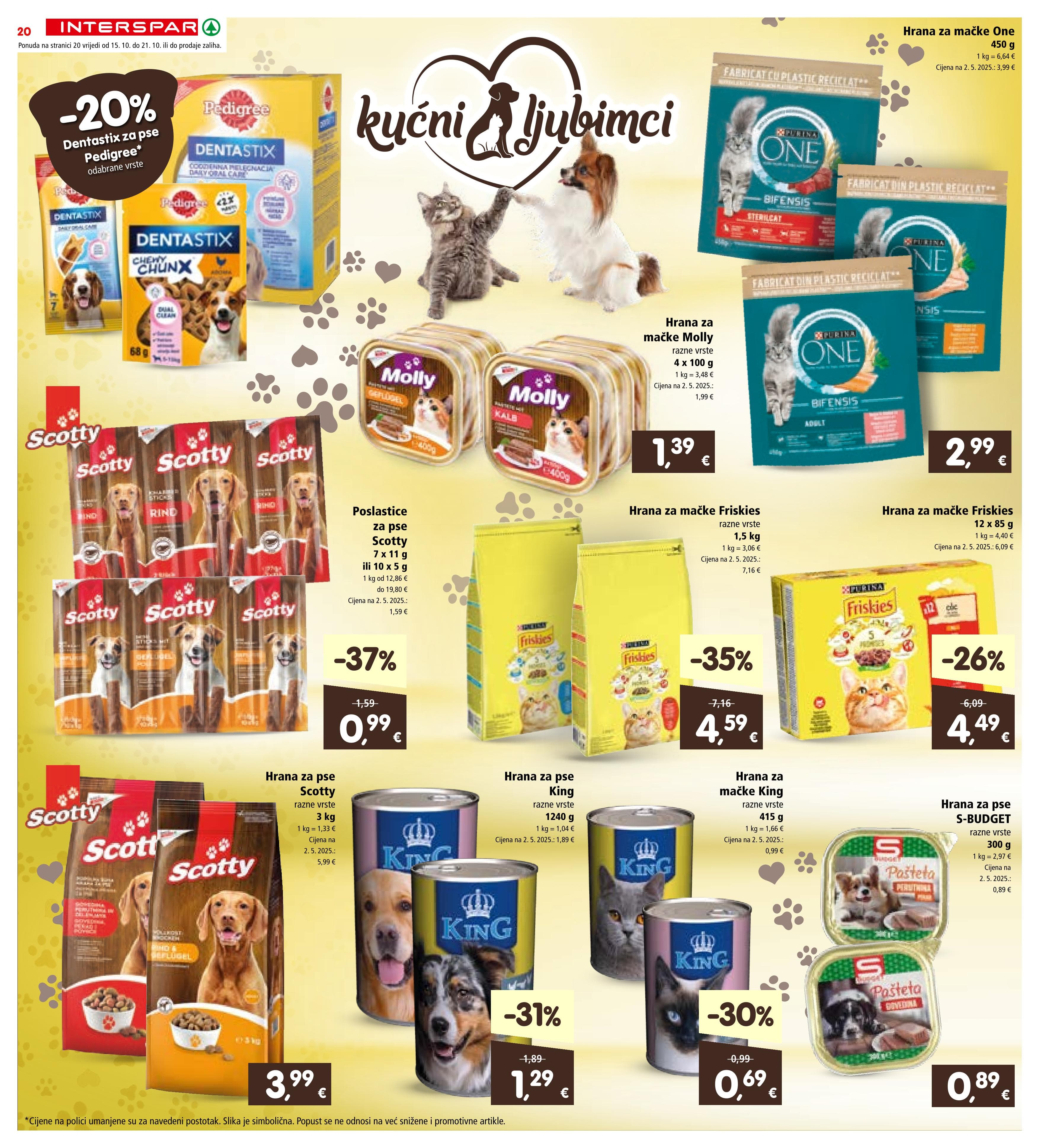Stranica 22. Interspar kataloga - Akcije od 15.10. do 21.10.2025.