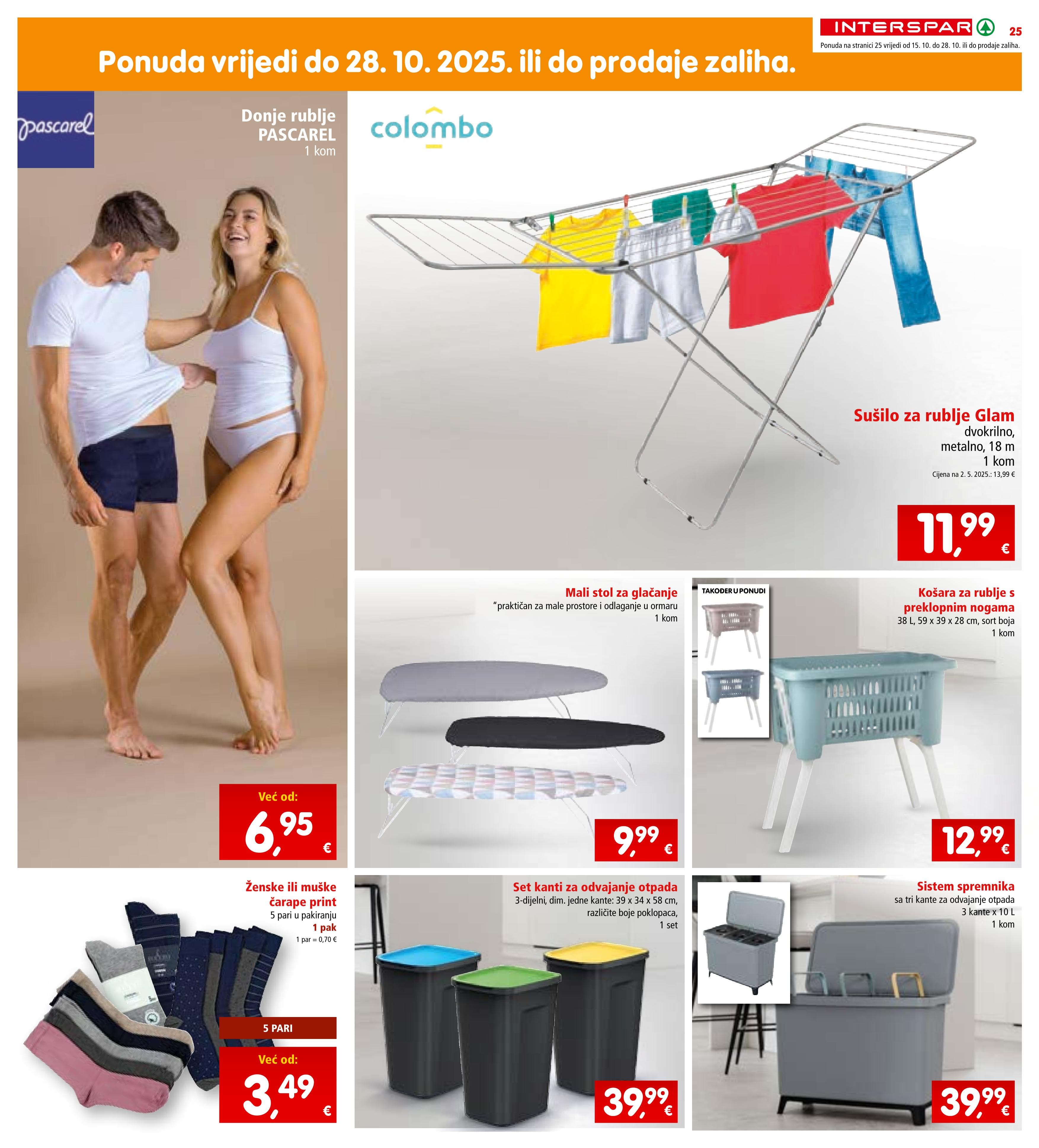 Stranica 27. Interspar kataloga - Akcije od 15.10. do 21.10.2025.