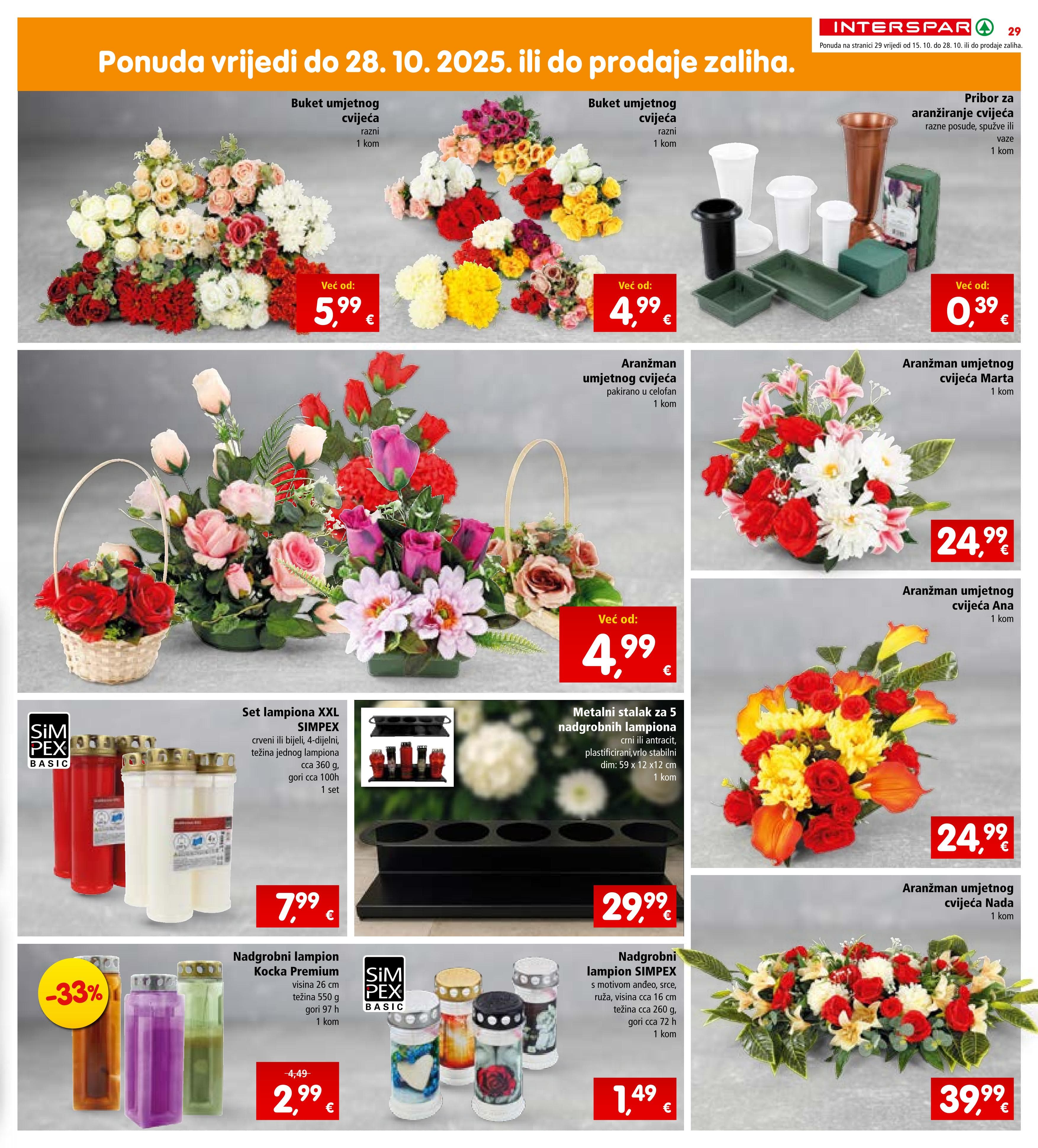 Stranica 31. Interspar kataloga - Akcije od 15.10. do 21.10.2025.