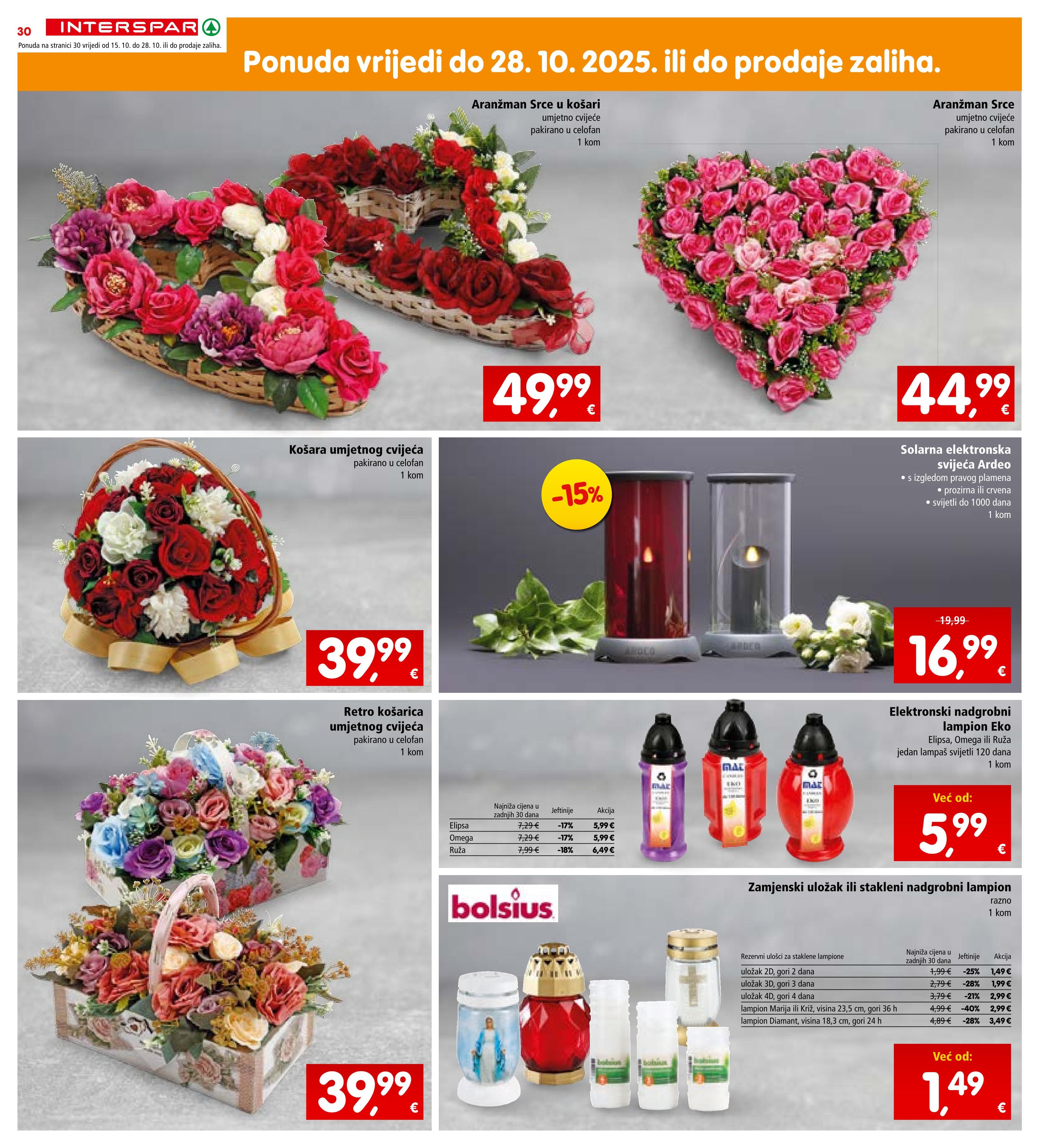 Stranica 32. Interspar kataloga - Akcije od 15.10. do 21.10.2025.