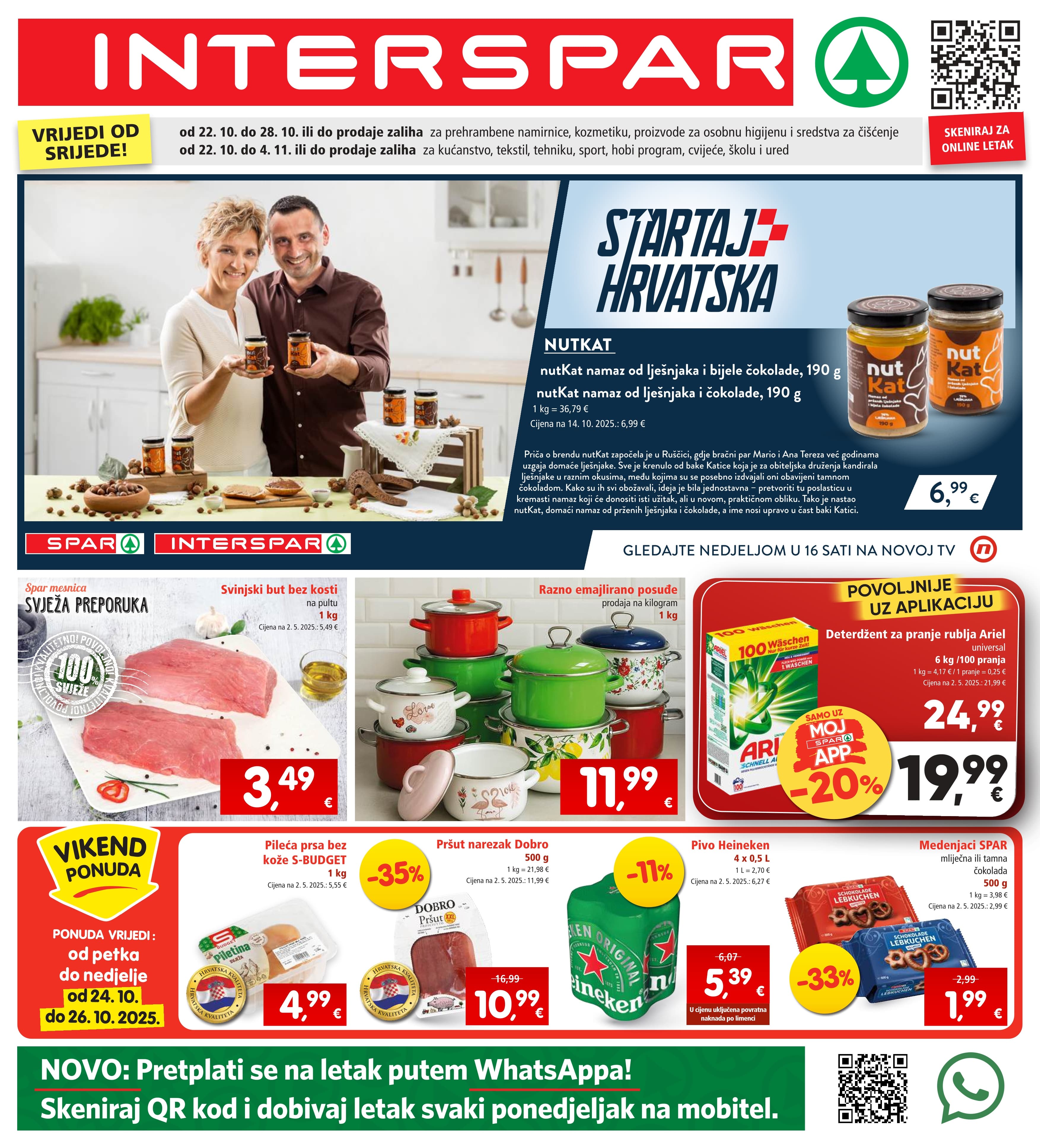 Stranica 1. Interspar kataloga - Akcije od 22.10. do 28.10.2025.