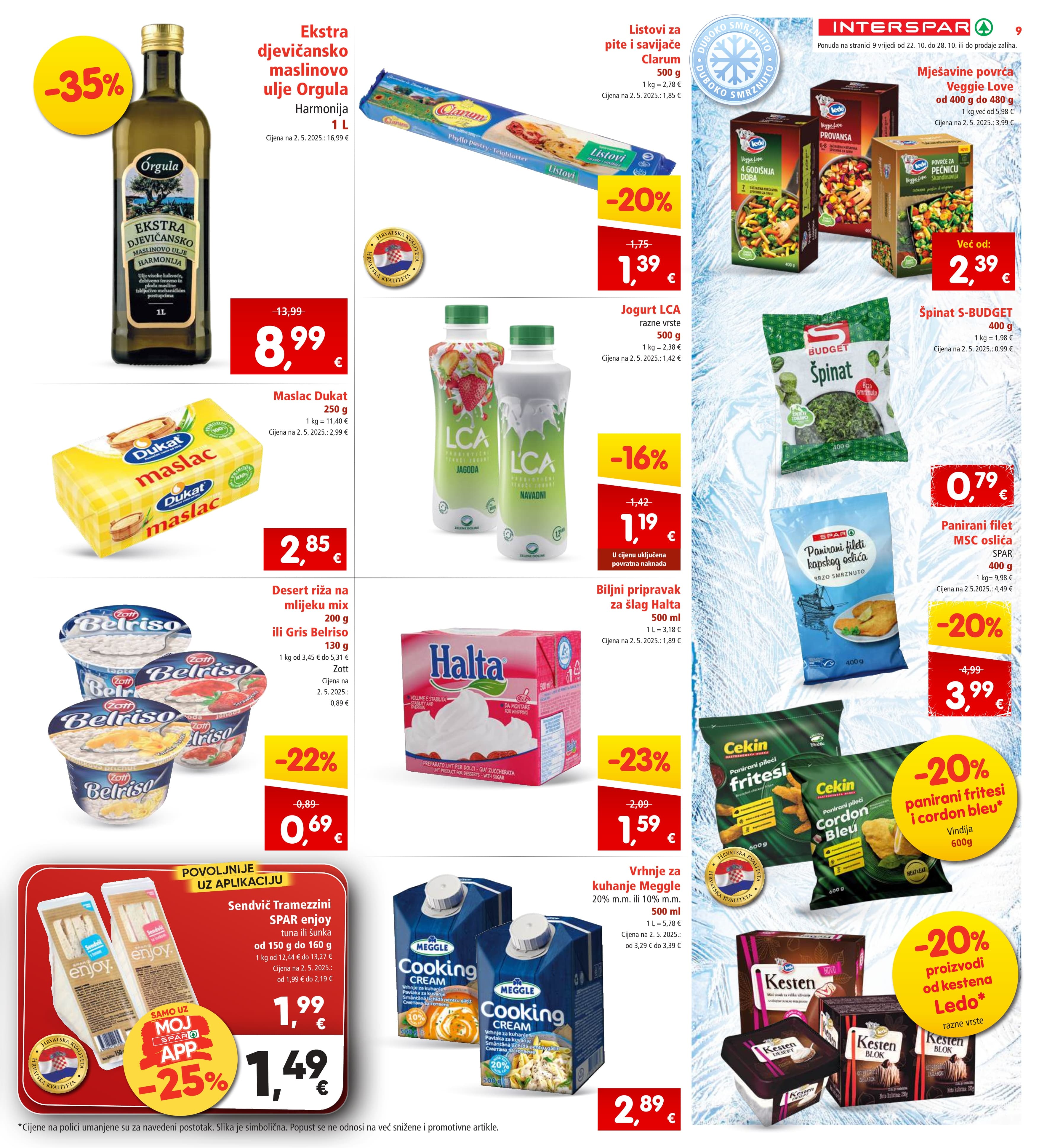 Stranica 11. Interspar kataloga - Akcije od 22.10. do 28.10.2025.