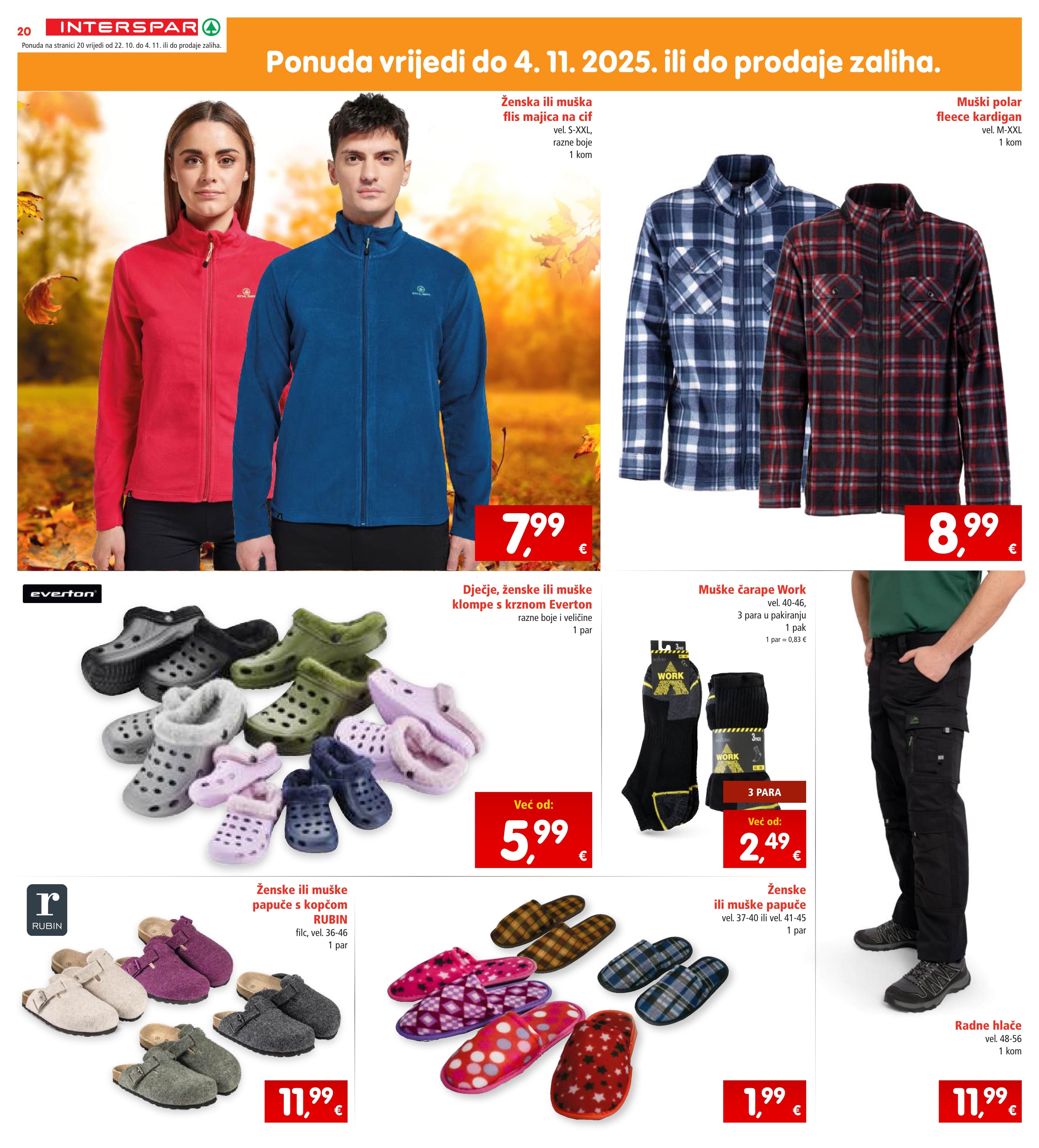 Stranica 22. Interspar kataloga - Akcije od 22.10. do 28.10.2025.