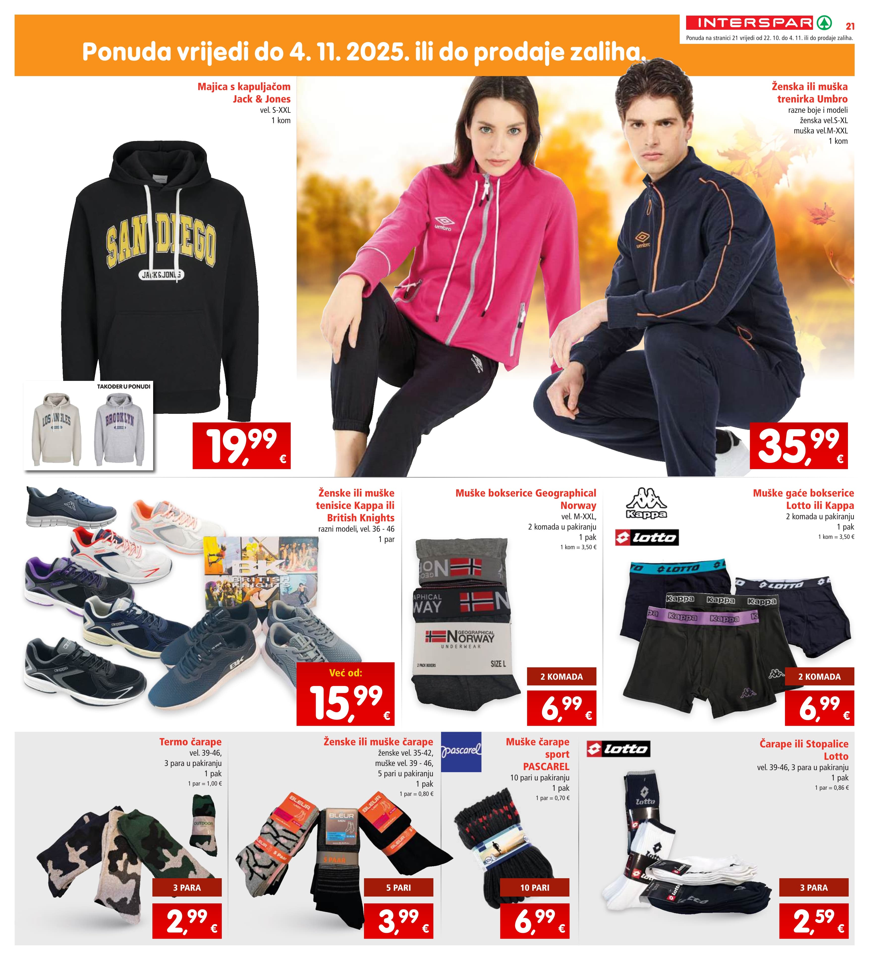 Stranica 23. Interspar kataloga - Akcije od 22.10. do 28.10.2025.