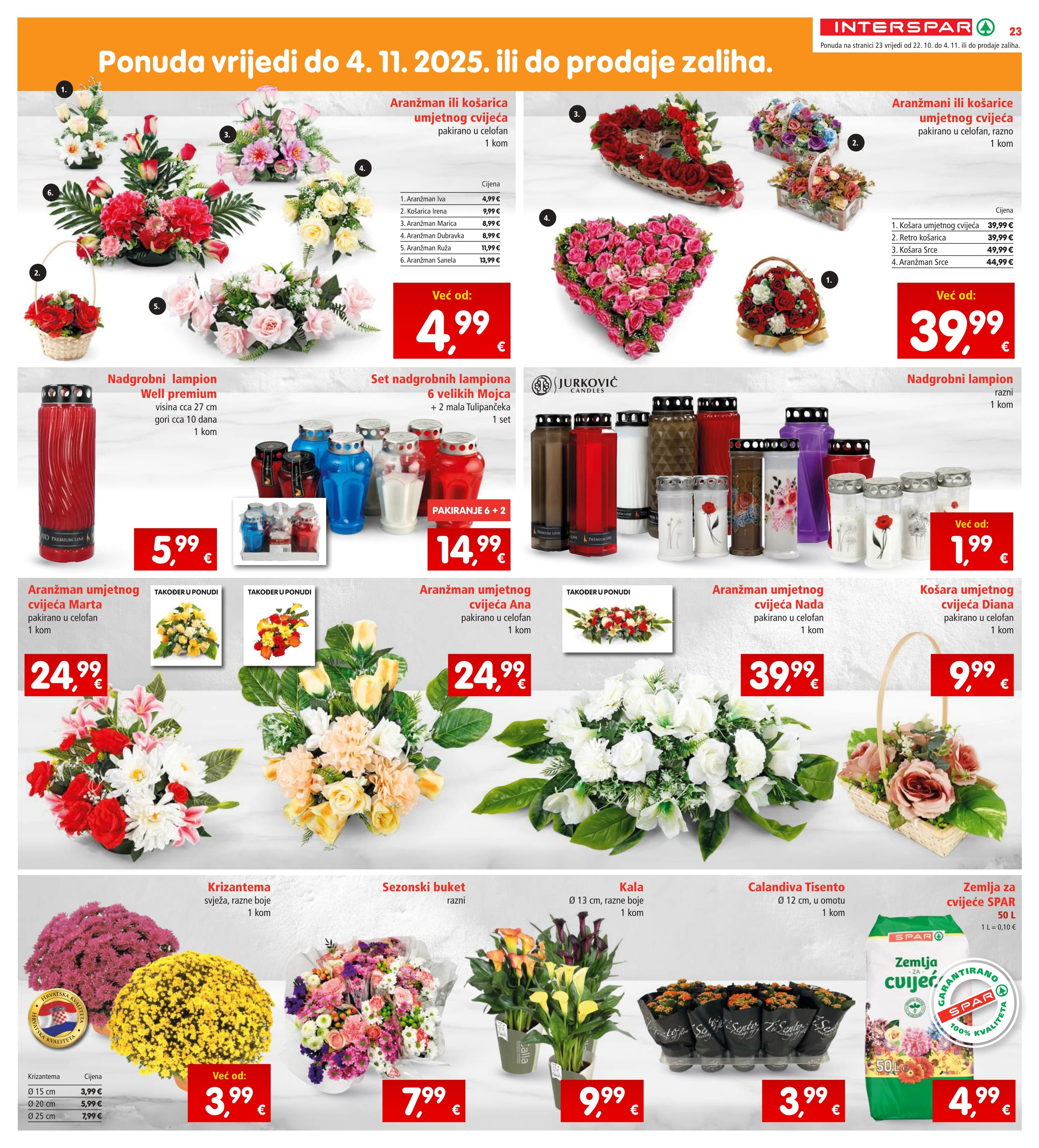 Stranica 25. Interspar kataloga - Akcije od 22.10. do 28.10.2025.