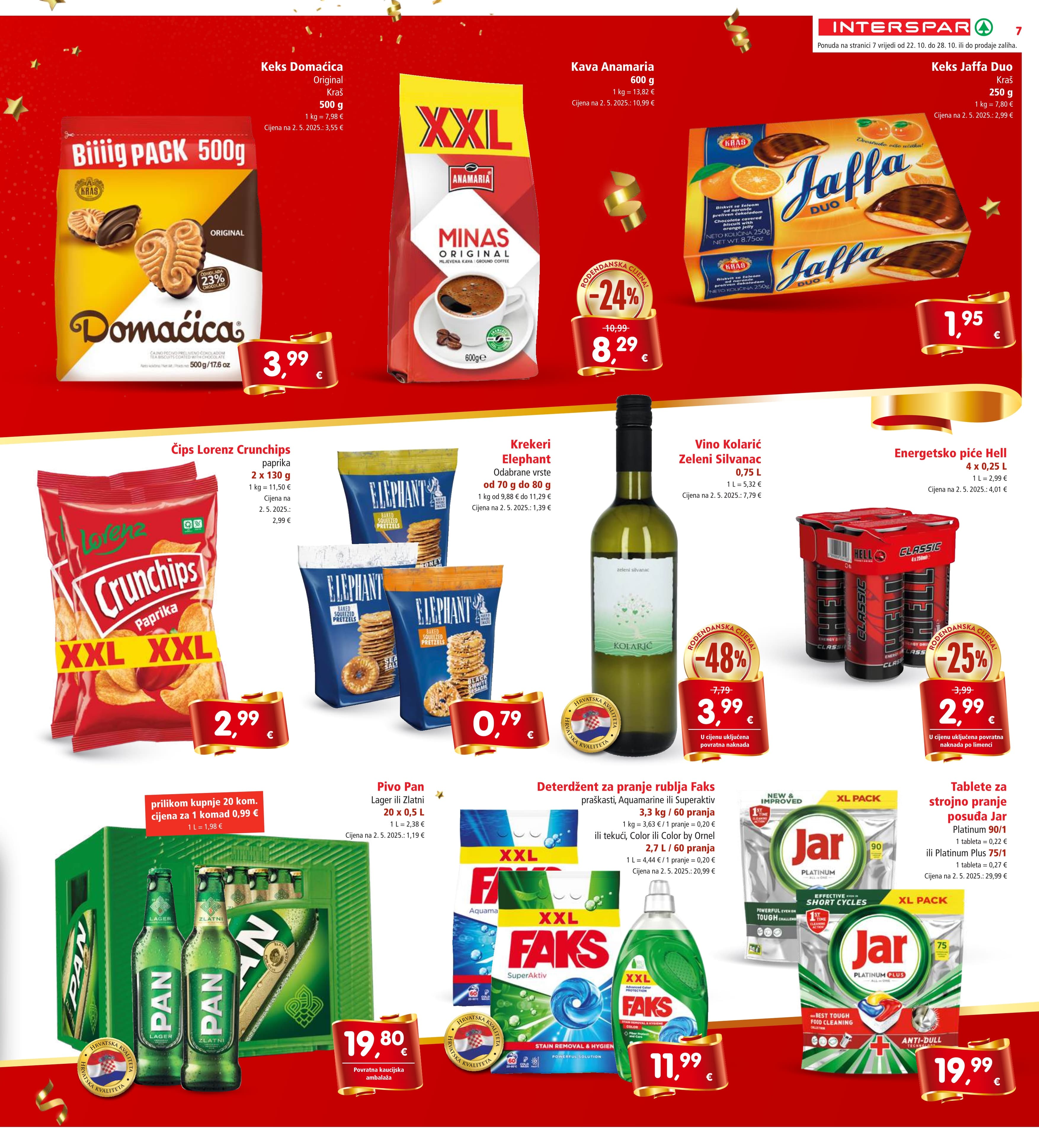 Stranica 9. Interspar kataloga - Akcije od 22.10. do 28.10.2025.