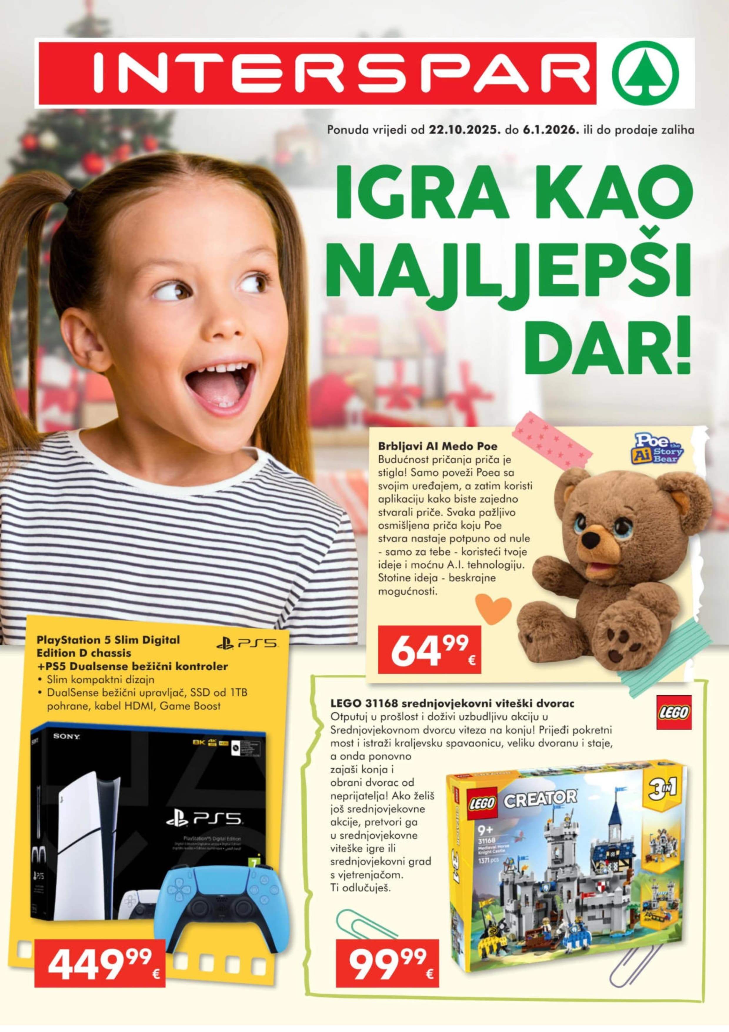 Stranica 1. Interspar kataloga - Akcije od 22.10. do 06.01.2026.