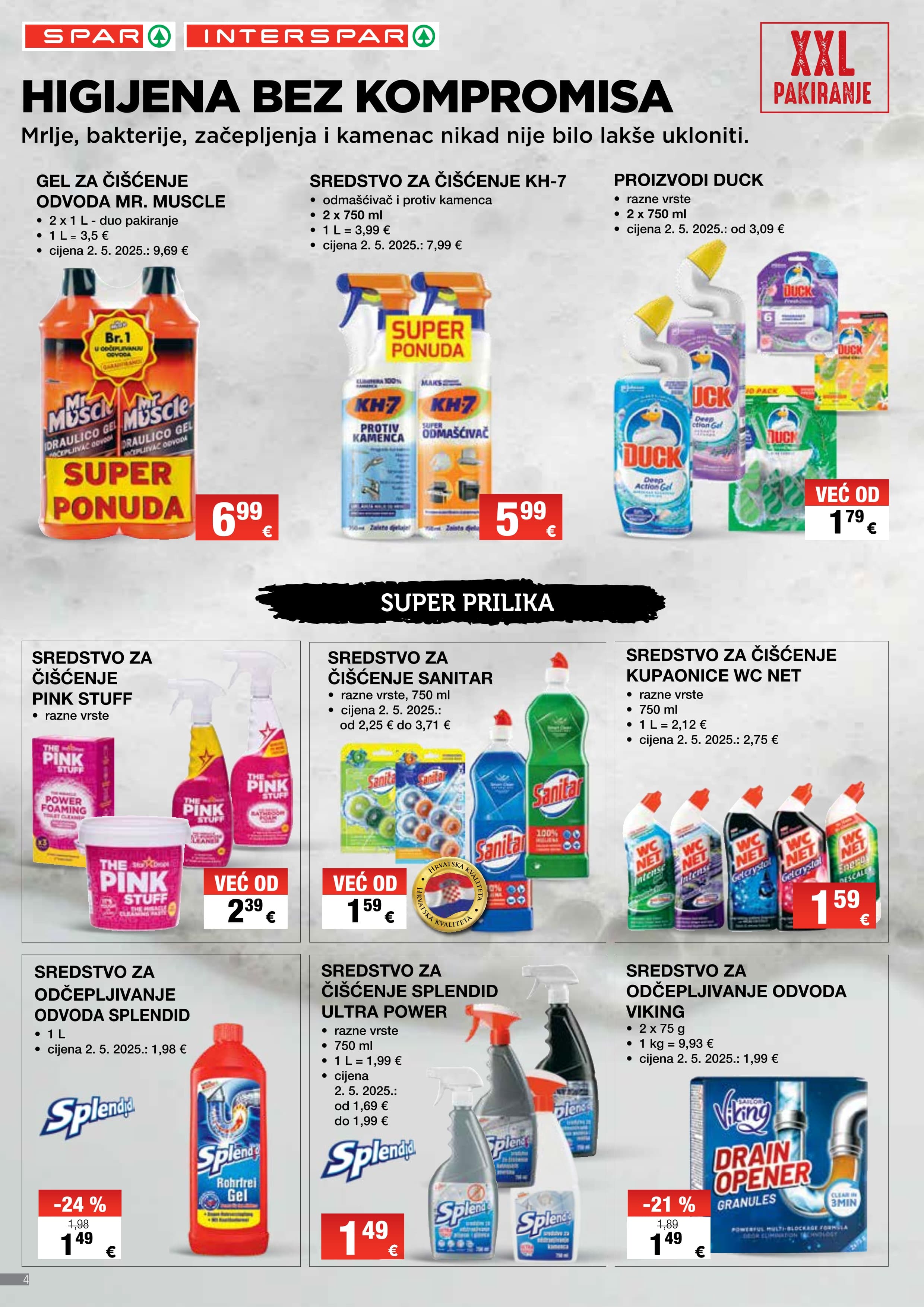 Stranica 4. Interspar kataloga - Akcije od 23.10. do 12.11.2025.