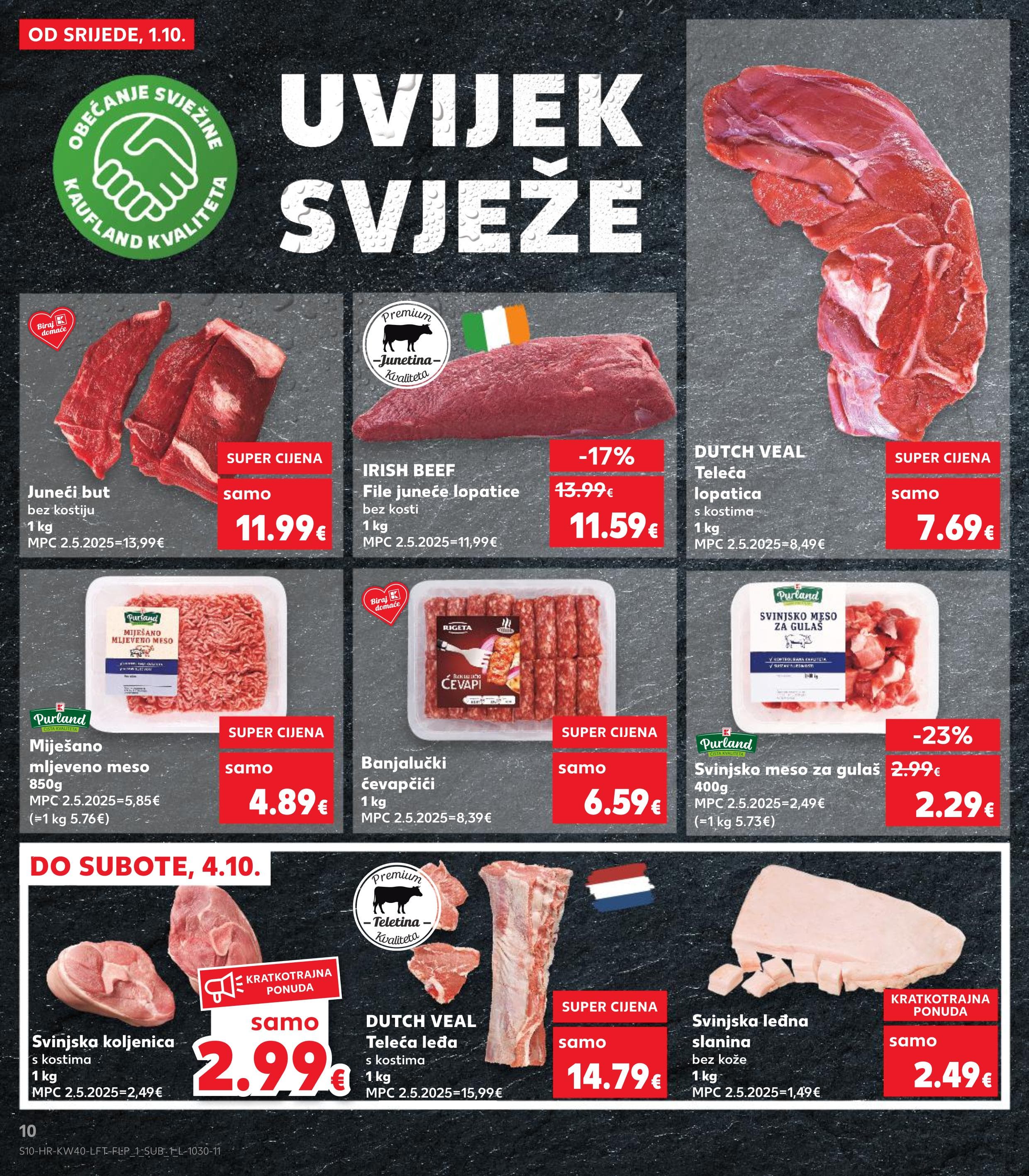 Stranica 10. Kaufland kataloga - Akcije od 01.10. do 07.10.2025.