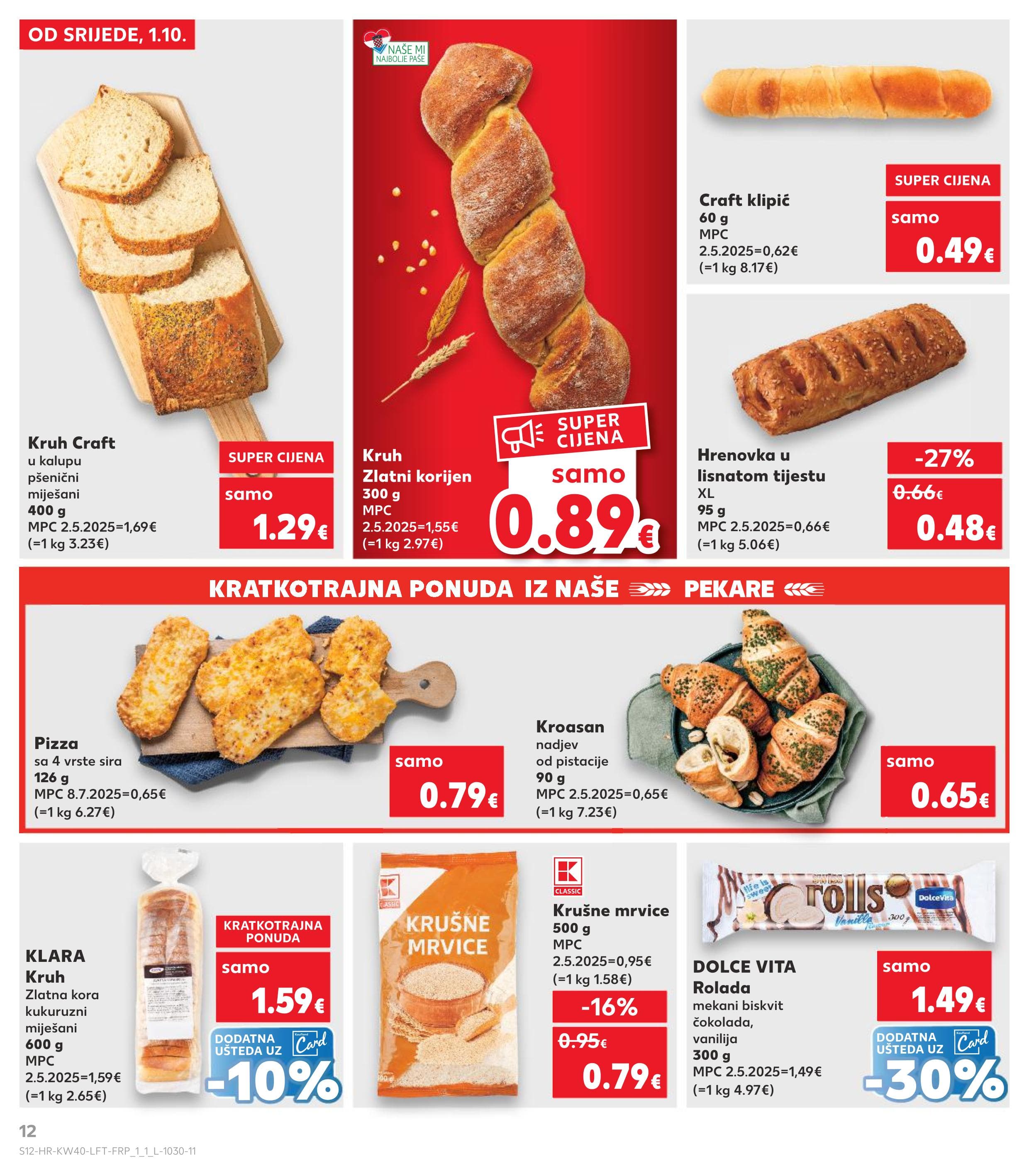 Stranica 12. Kaufland kataloga - Akcije od 01.10. do 07.10.2025.