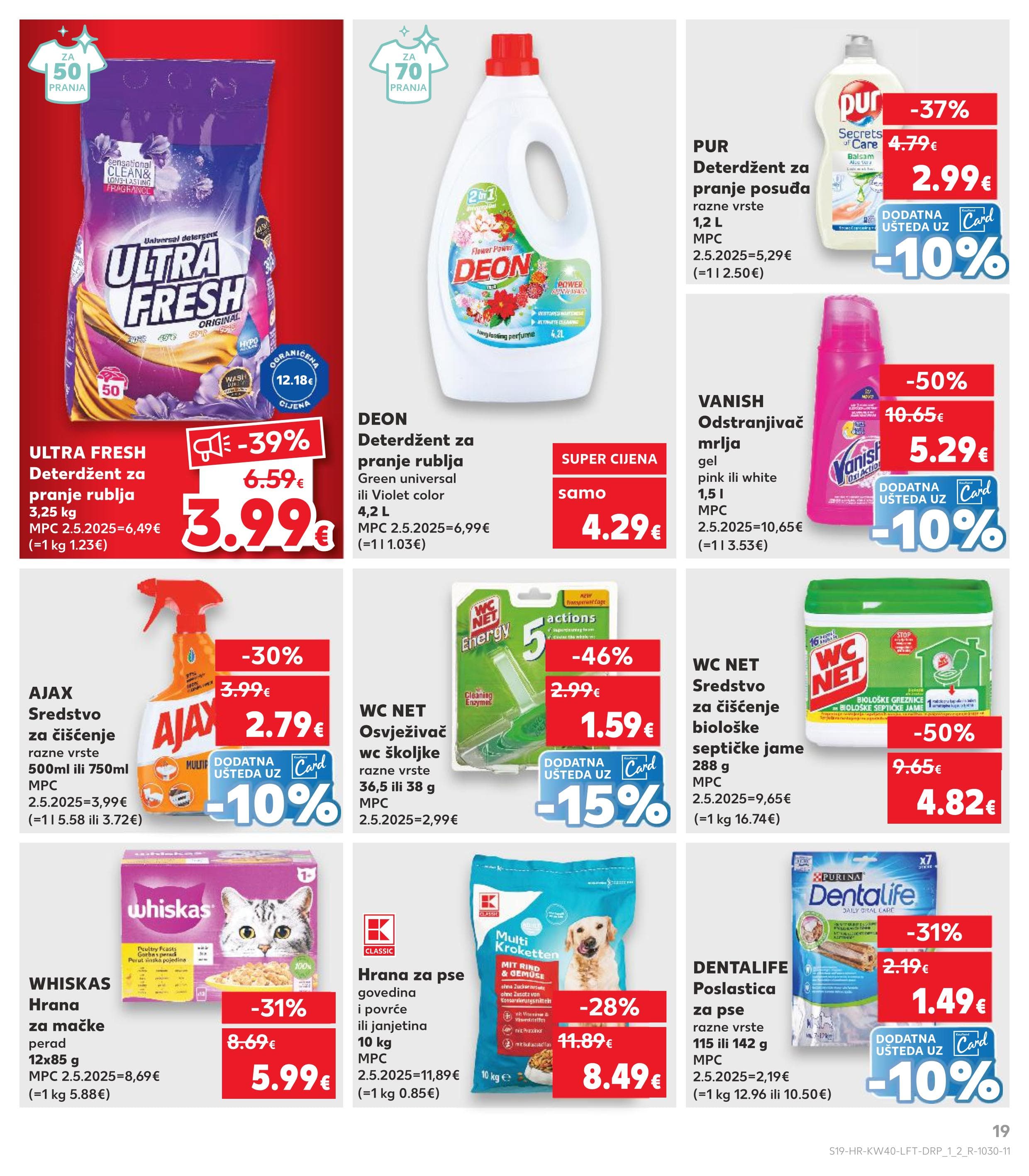 Stranica 19. Kaufland kataloga - Akcije od 01.10. do 07.10.2025.