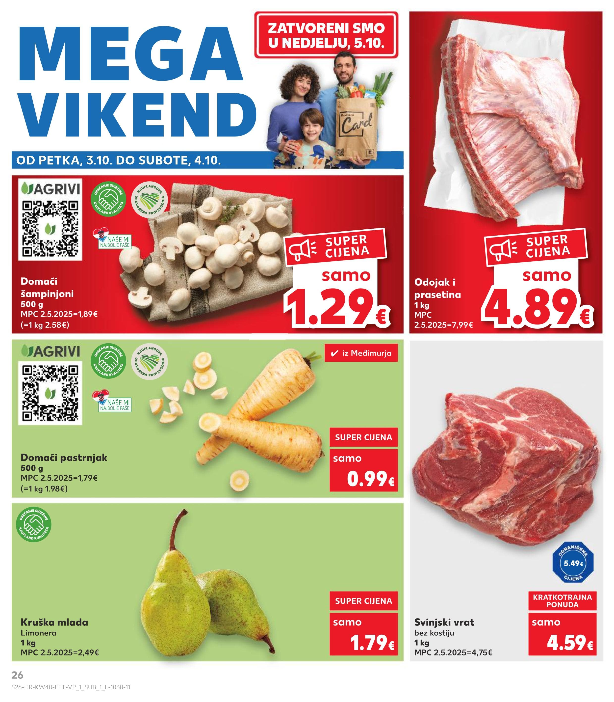 Stranica 26. Kaufland kataloga - Akcije od 01.10. do 07.10.2025.