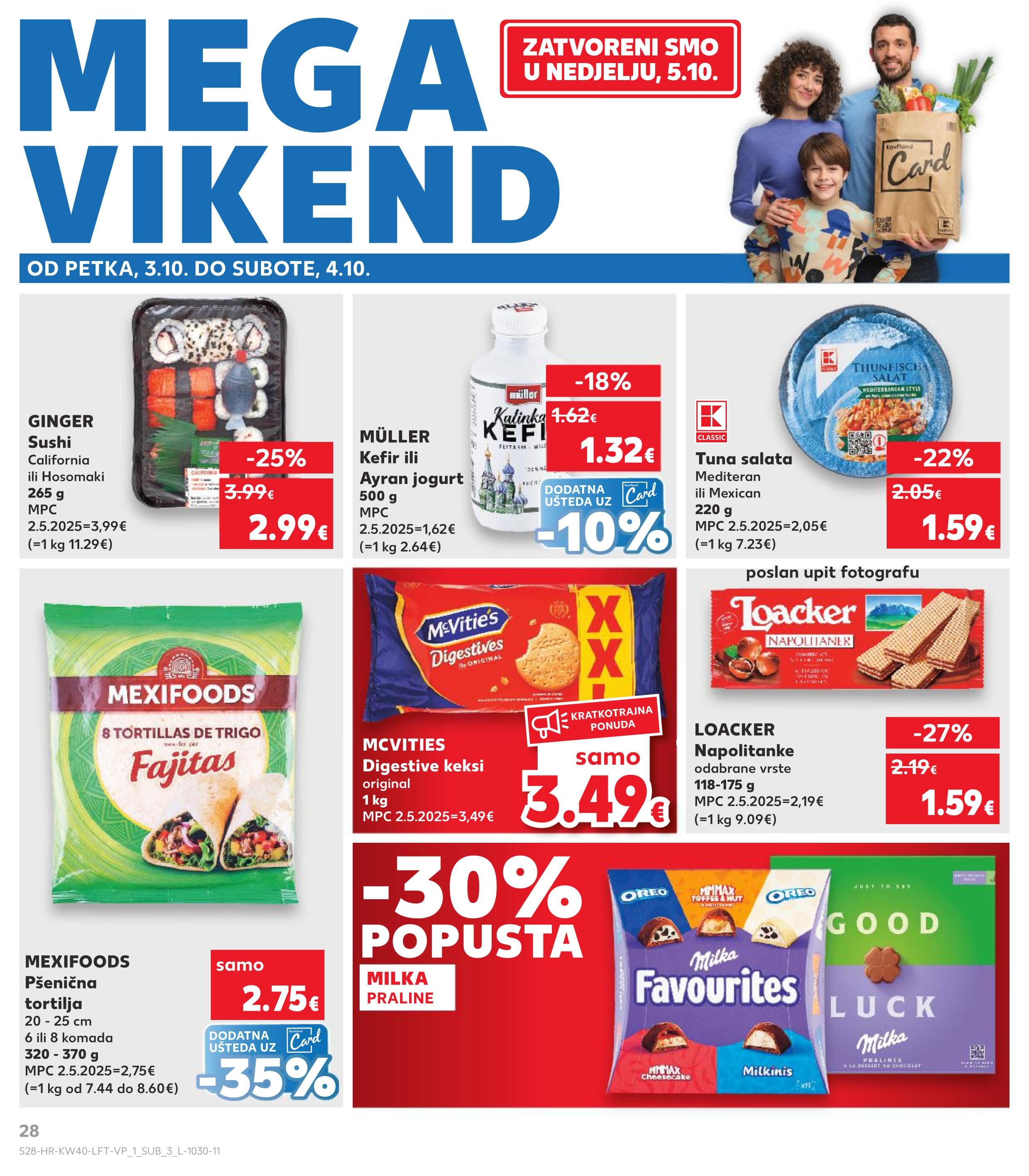 Stranica 28. Kaufland kataloga - Akcije od 01.10. do 07.10.2025.