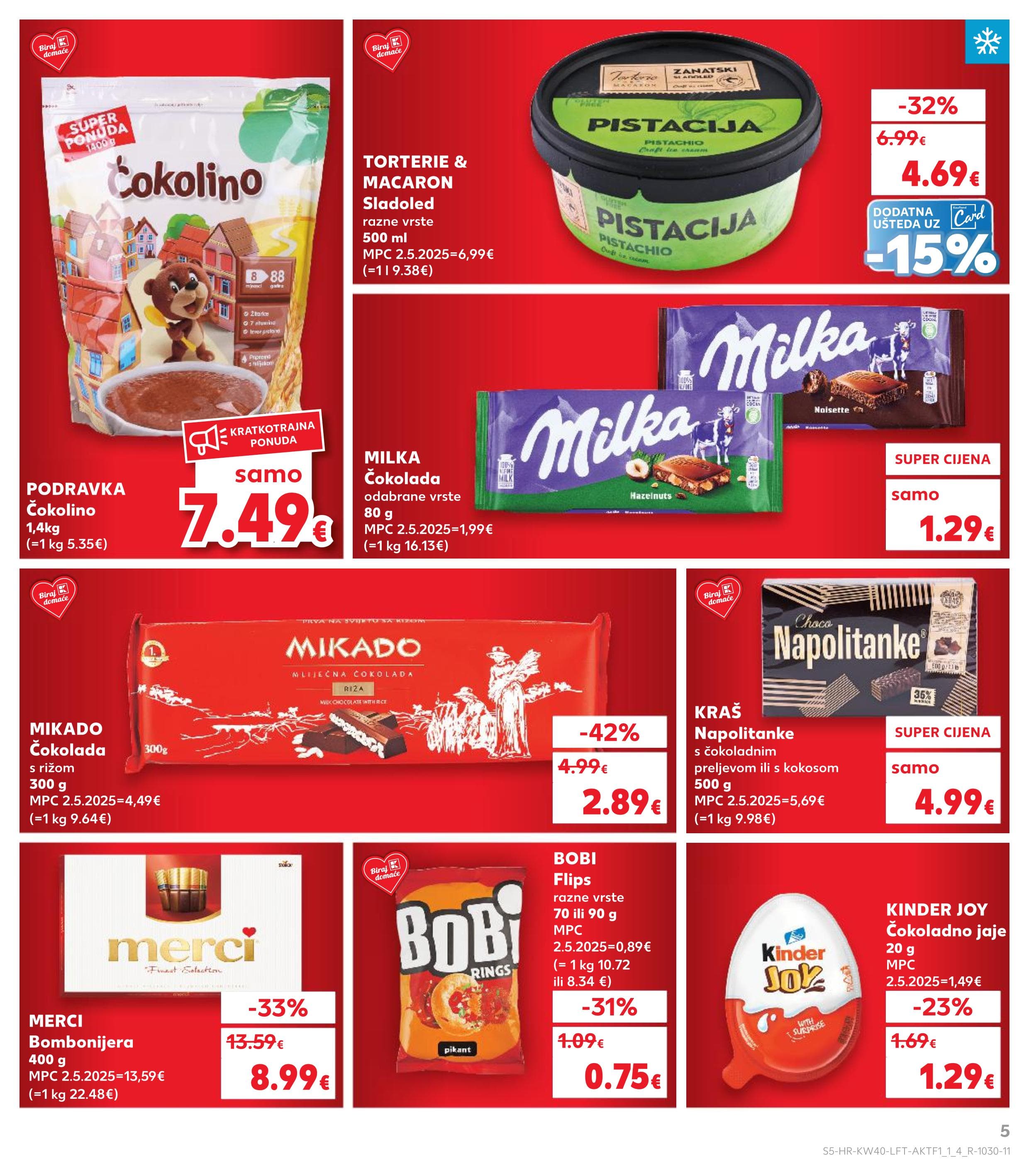 Stranica 5. Kaufland kataloga - Akcije od 01.10. do 07.10.2025.