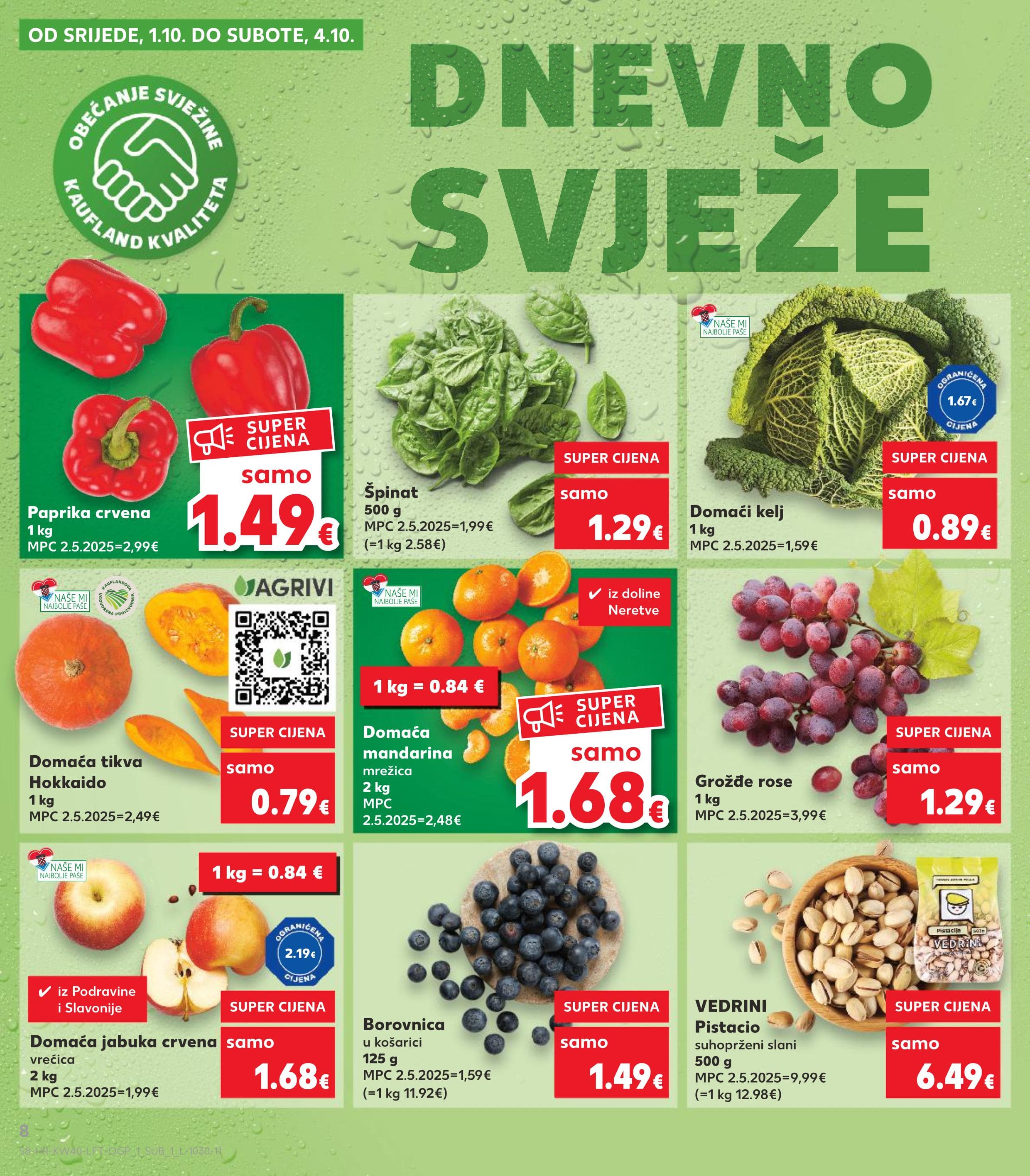 Stranica 8. Kaufland kataloga - Akcije od 01.10. do 07.10.2025.