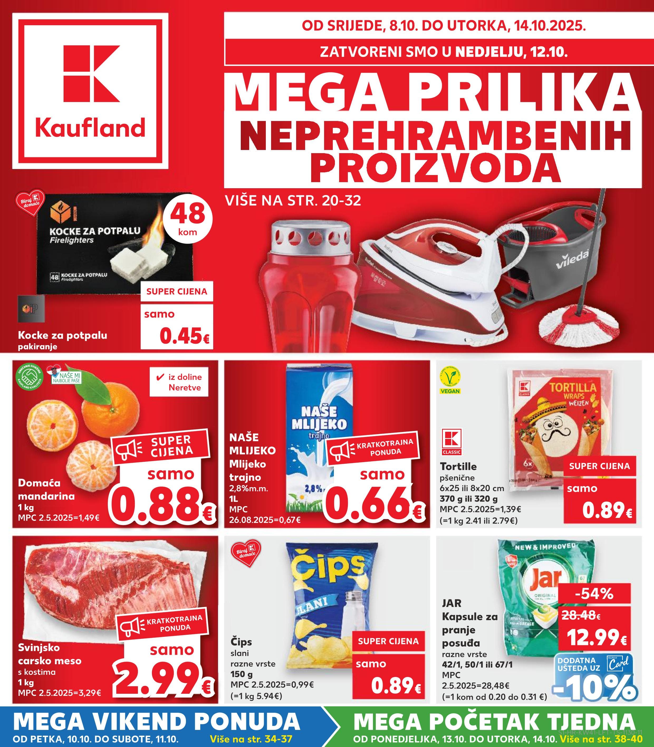 Stranica 1. Kaufland kataloga - Akcije od 08.10. do 14.10.2025.