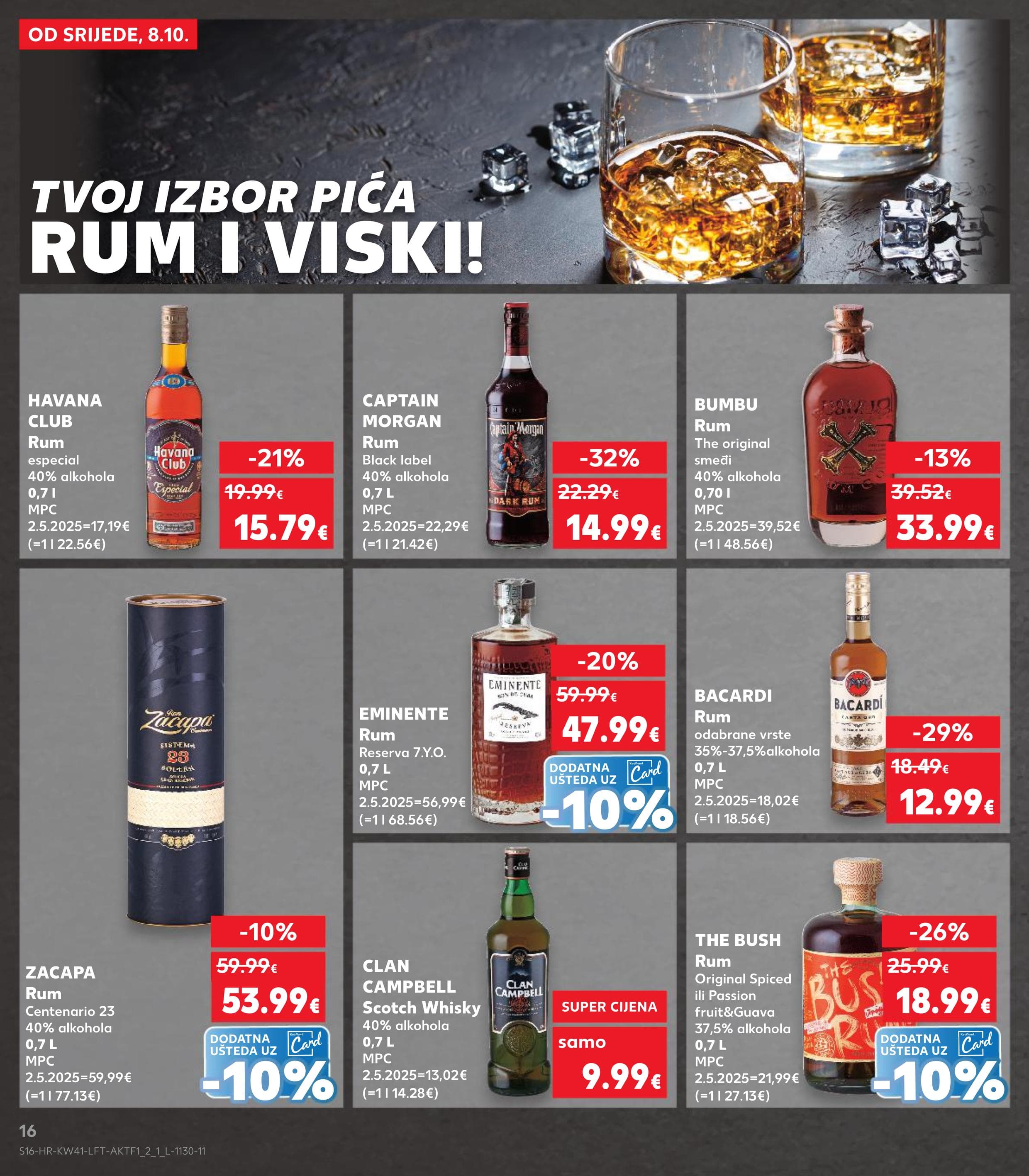 Stranica 16. Kaufland kataloga - Akcije od 08.10. do 14.10.2025.