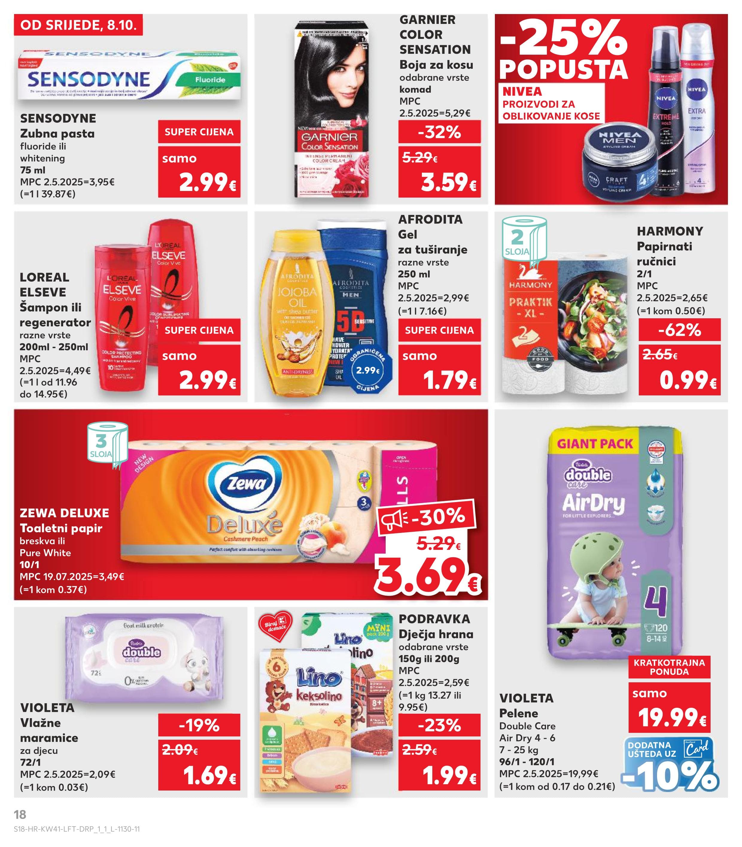 Stranica 18. Kaufland kataloga - Akcije od 08.10. do 14.10.2025.