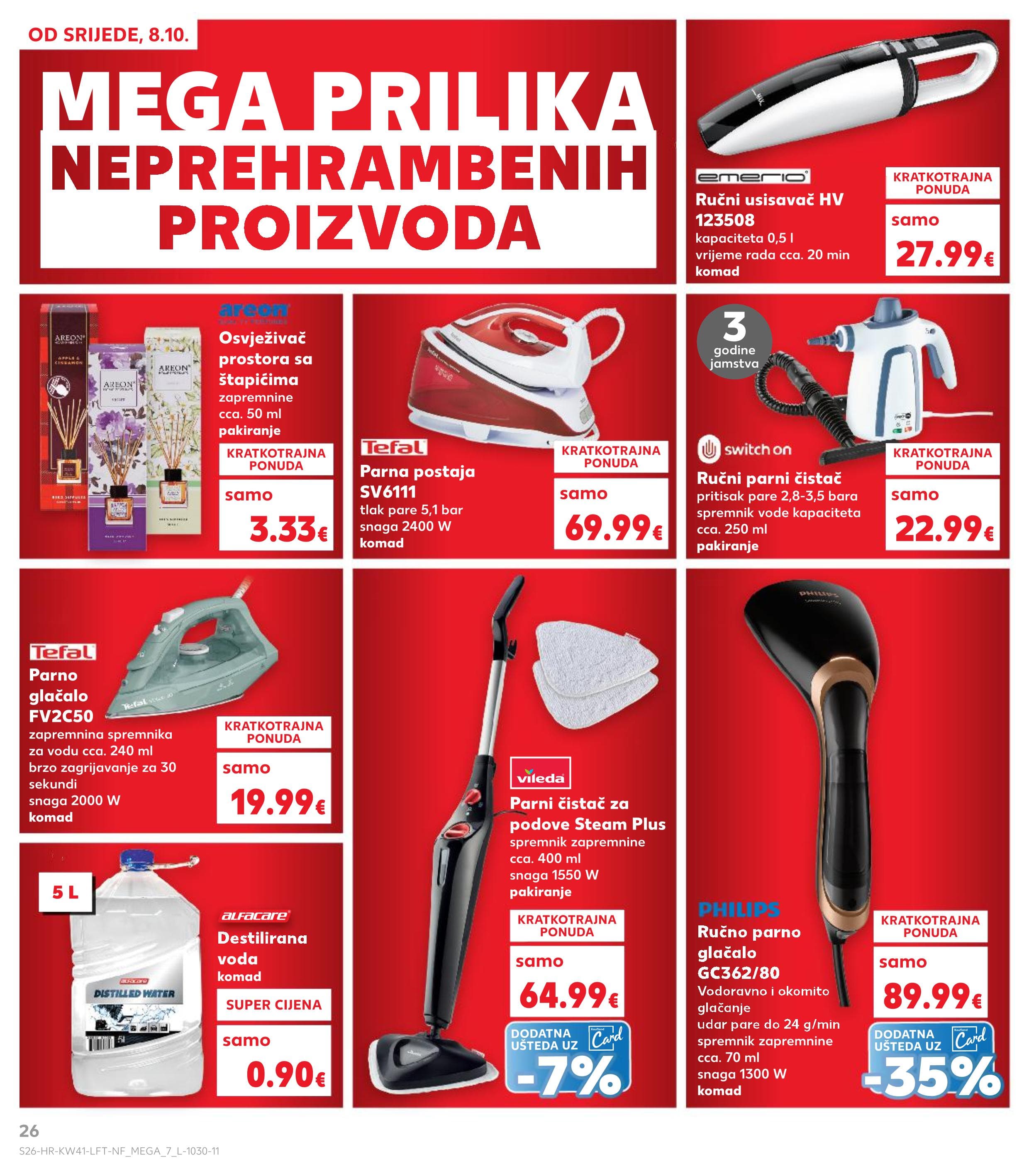 Stranica 26. Kaufland kataloga - Akcije od 08.10. do 14.10.2025.