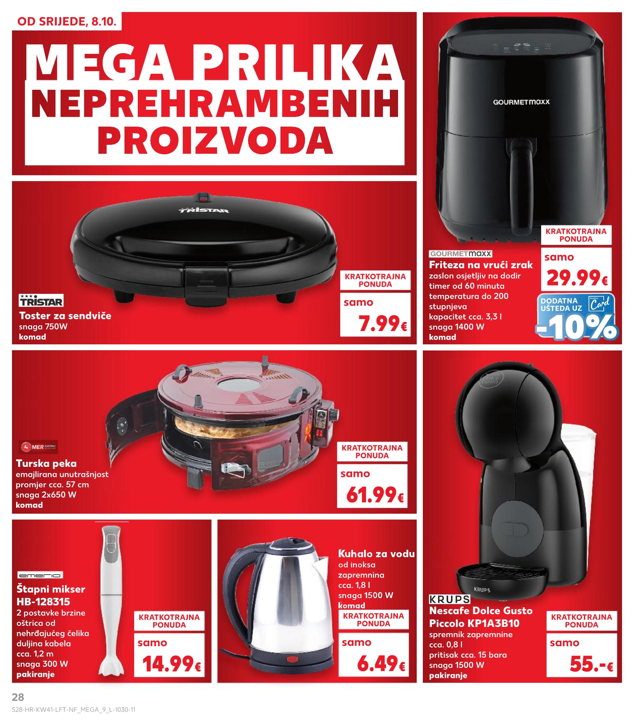 Stranica 28. Kaufland kataloga - Akcije od 08.10. do 14.10.2025.