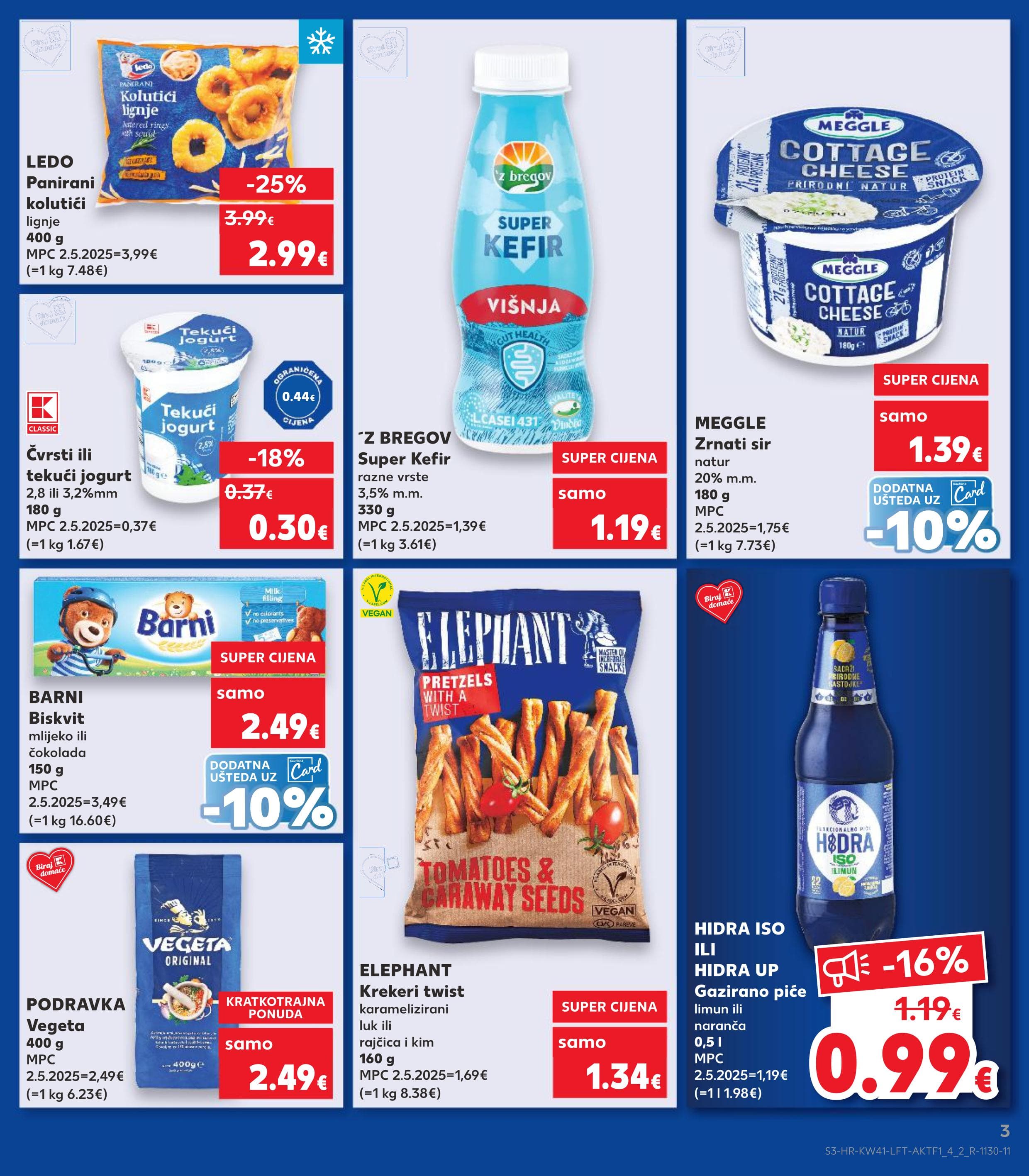 Stranica 3. Kaufland kataloga - Akcije od 08.10. do 14.10.2025.