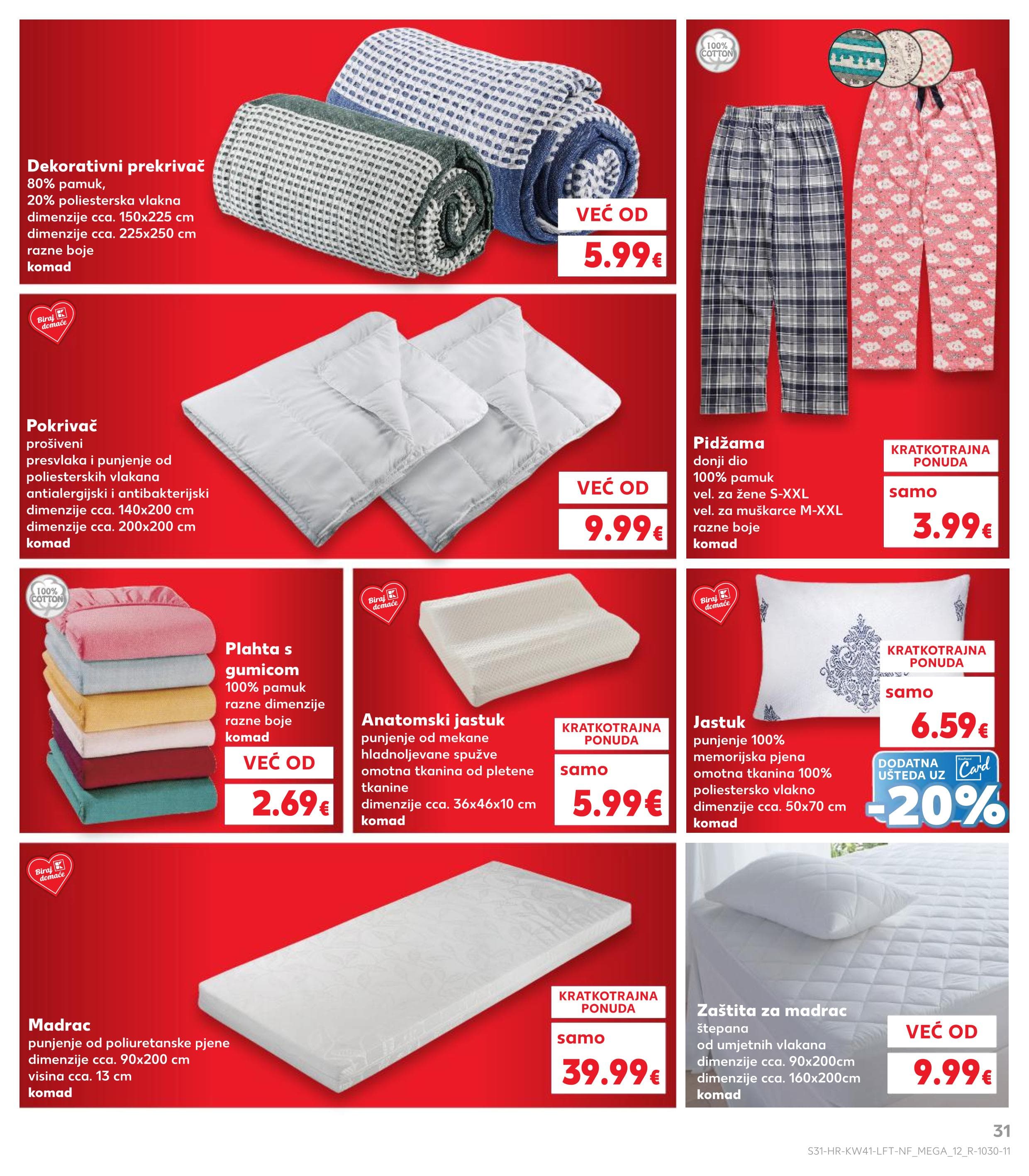 Stranica 31. Kaufland kataloga - Akcije od 08.10. do 14.10.2025.