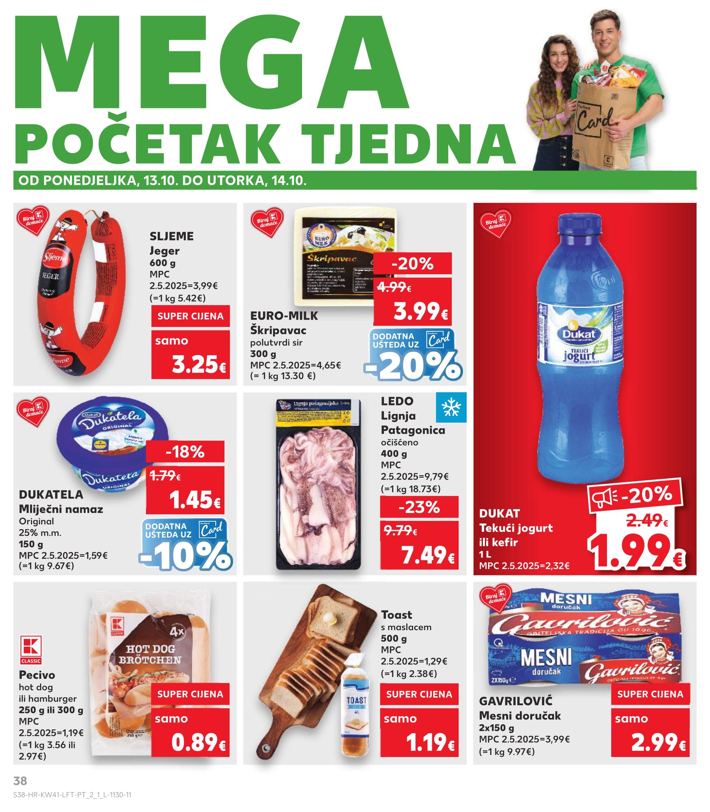 Stranica 38. Kaufland kataloga - Akcije od 08.10. do 14.10.2025.