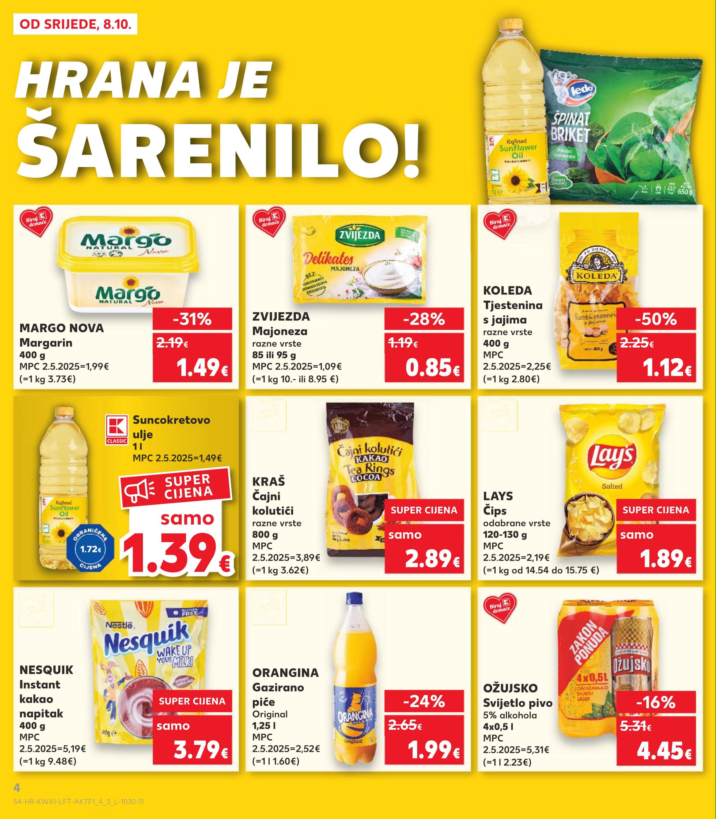 Stranica 4. Kaufland kataloga - Akcije od 08.10. do 14.10.2025.