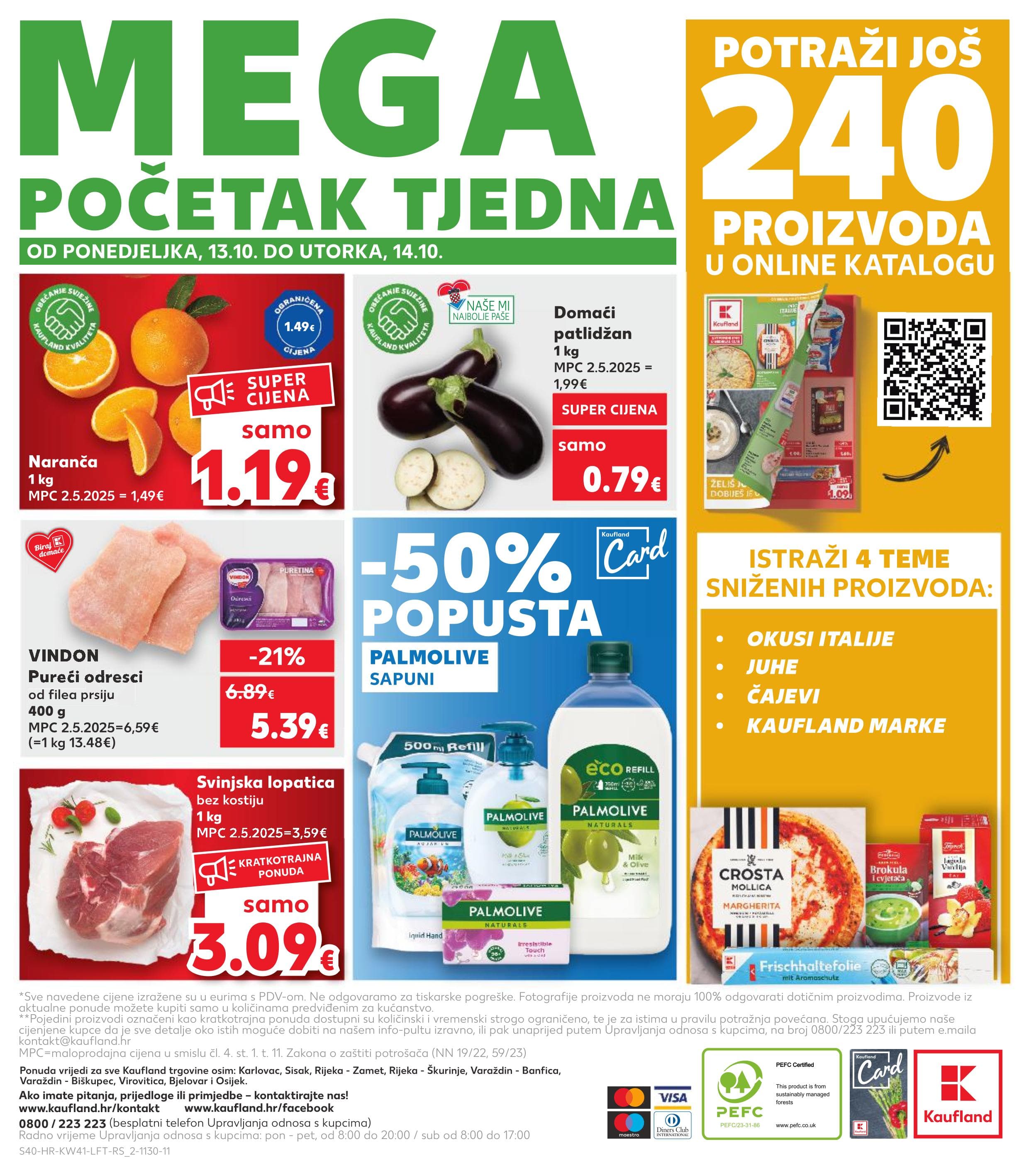 Stranica 40. Kaufland kataloga - Akcije od 08.10. do 14.10.2025.