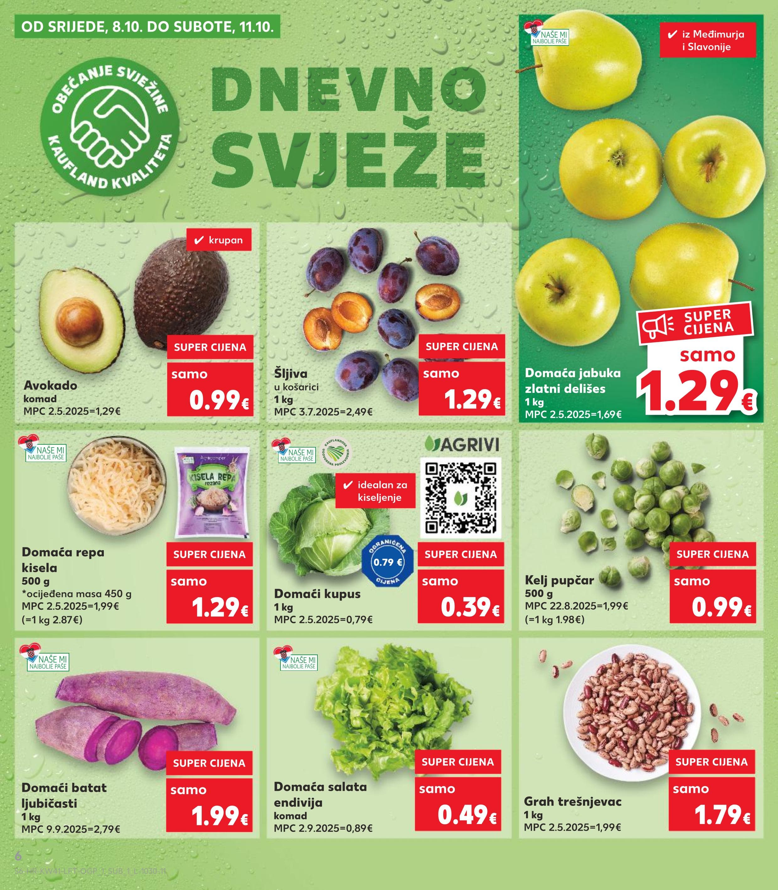 Stranica 6. Kaufland kataloga - Akcije od 08.10. do 14.10.2025.