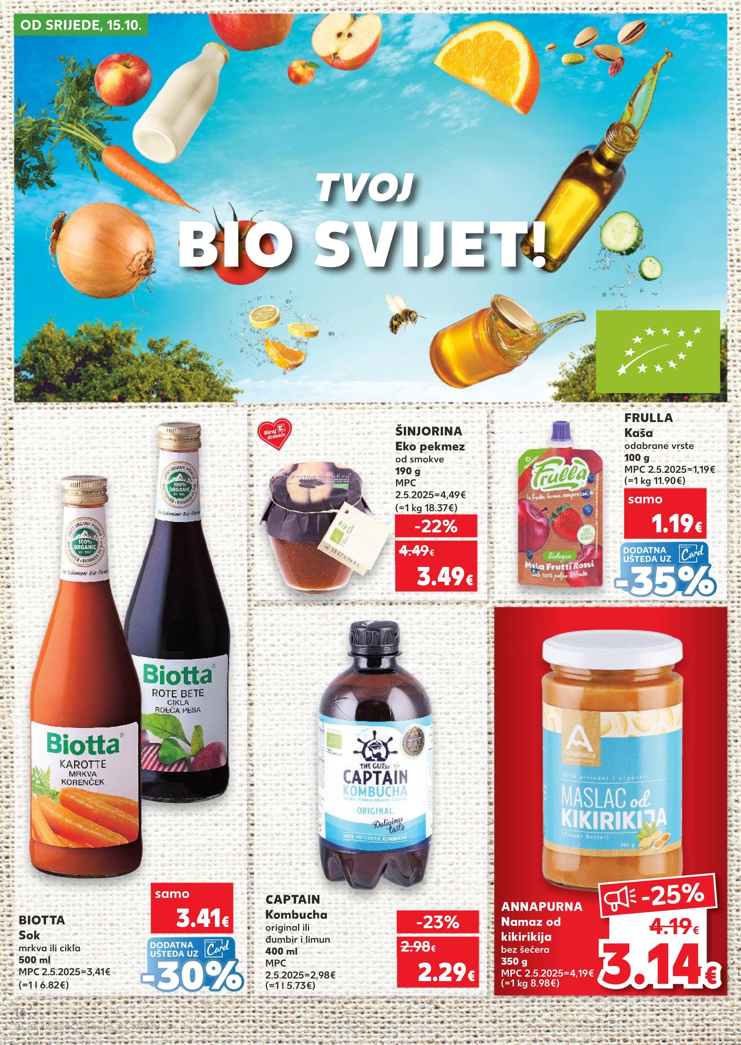 Stranica 16. Kaufland kataloga - Akcije od 15.10. do 21.10.2025.