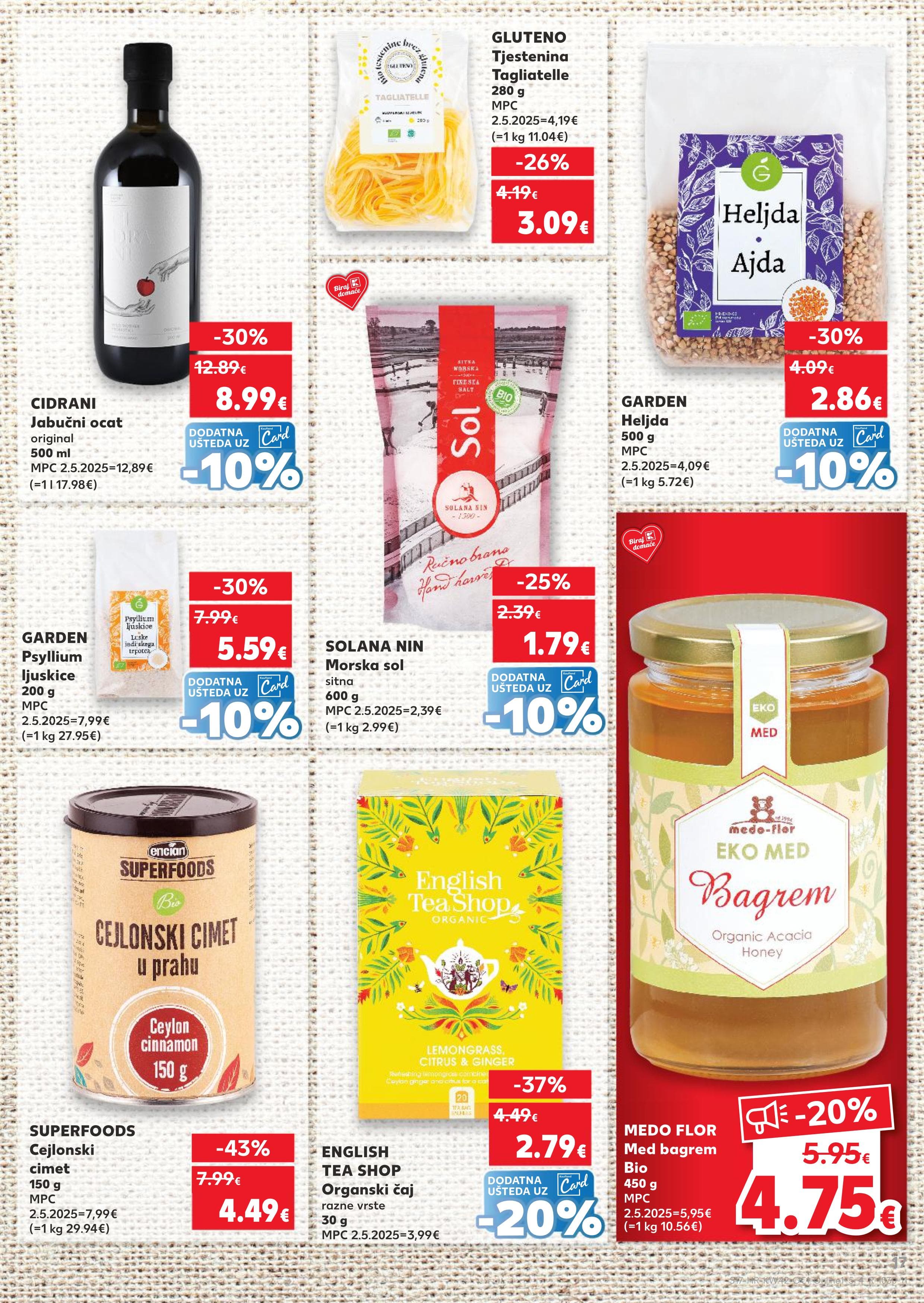 Stranica 17. Kaufland kataloga - Akcije od 15.10. do 21.10.2025.
