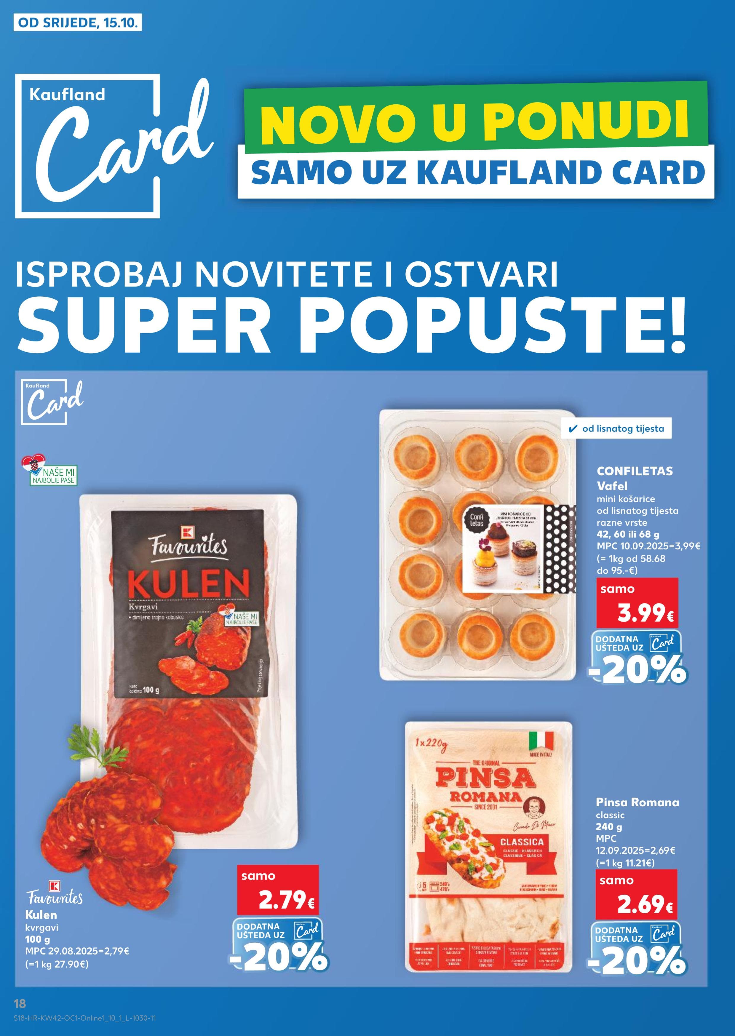 Stranica 18. Kaufland kataloga - Akcije od 15.10. do 21.10.2025.