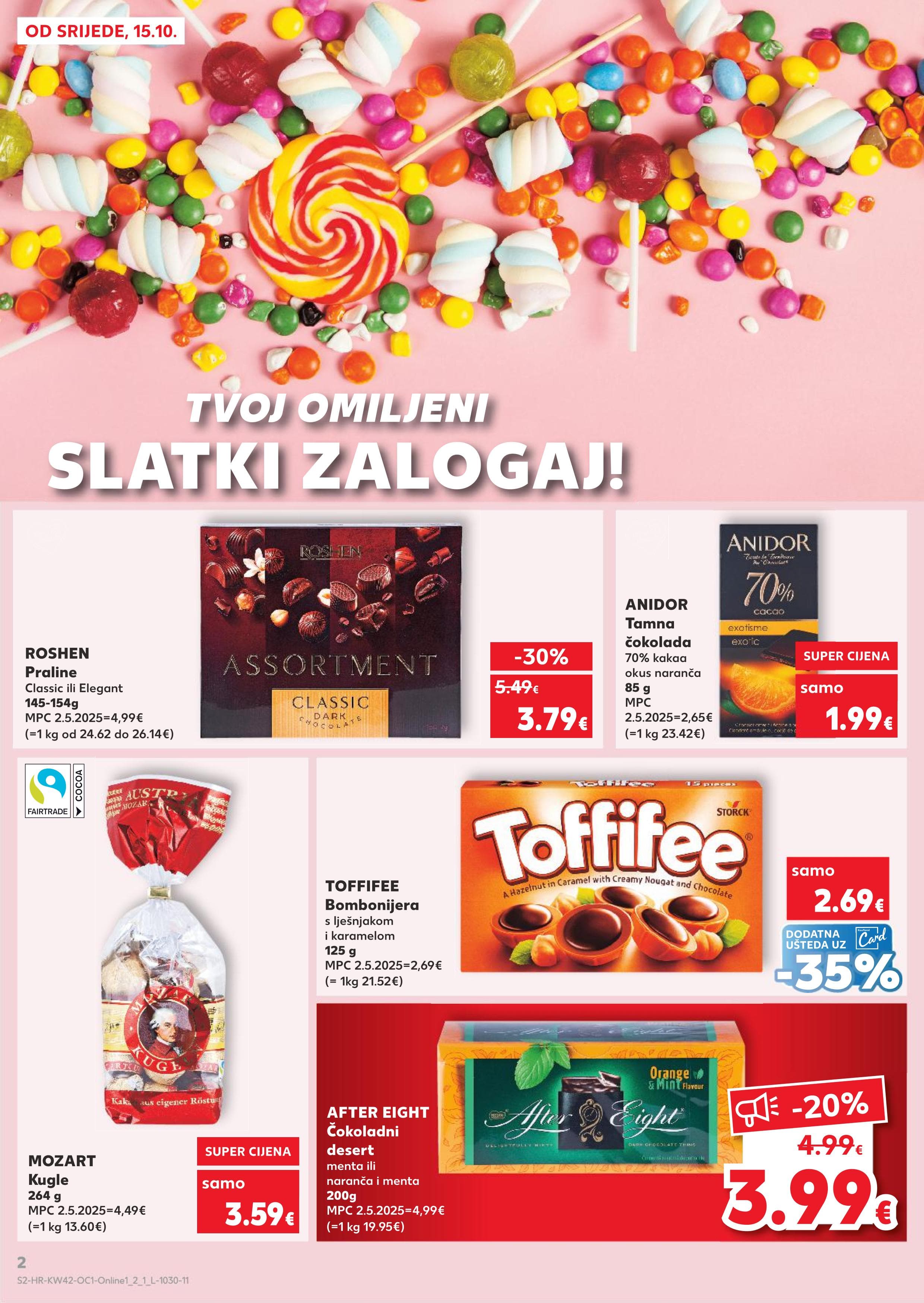 Stranica 2. Kaufland kataloga - Akcije od 15.10. do 21.10.2025.