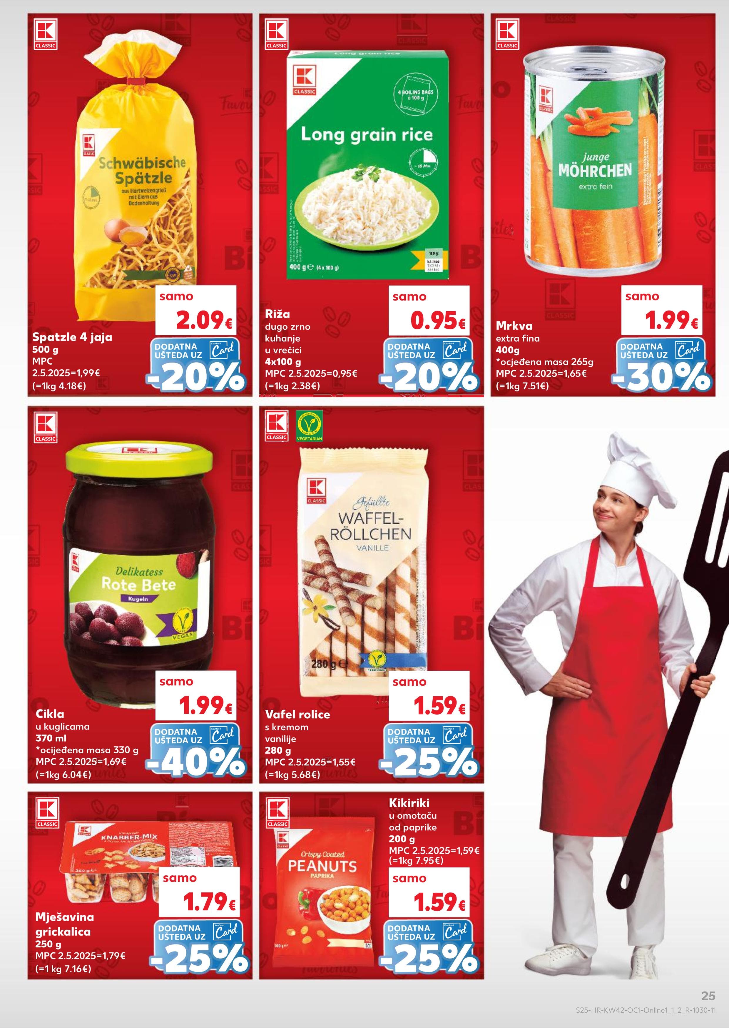 Stranica 25. Kaufland kataloga - Akcije od 15.10. do 21.10.2025.