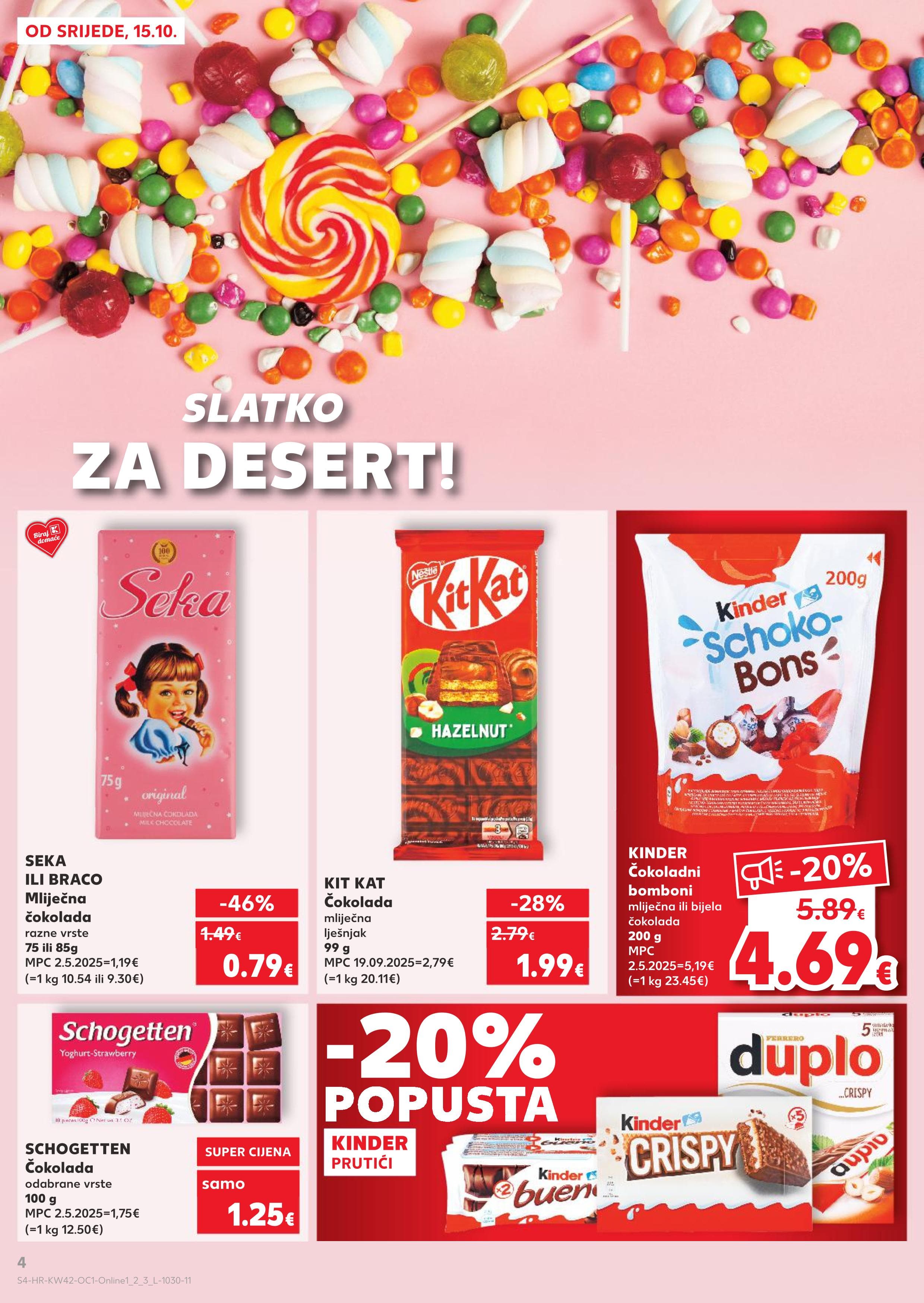 Stranica 4. Kaufland kataloga - Akcije od 15.10. do 21.10.2025.