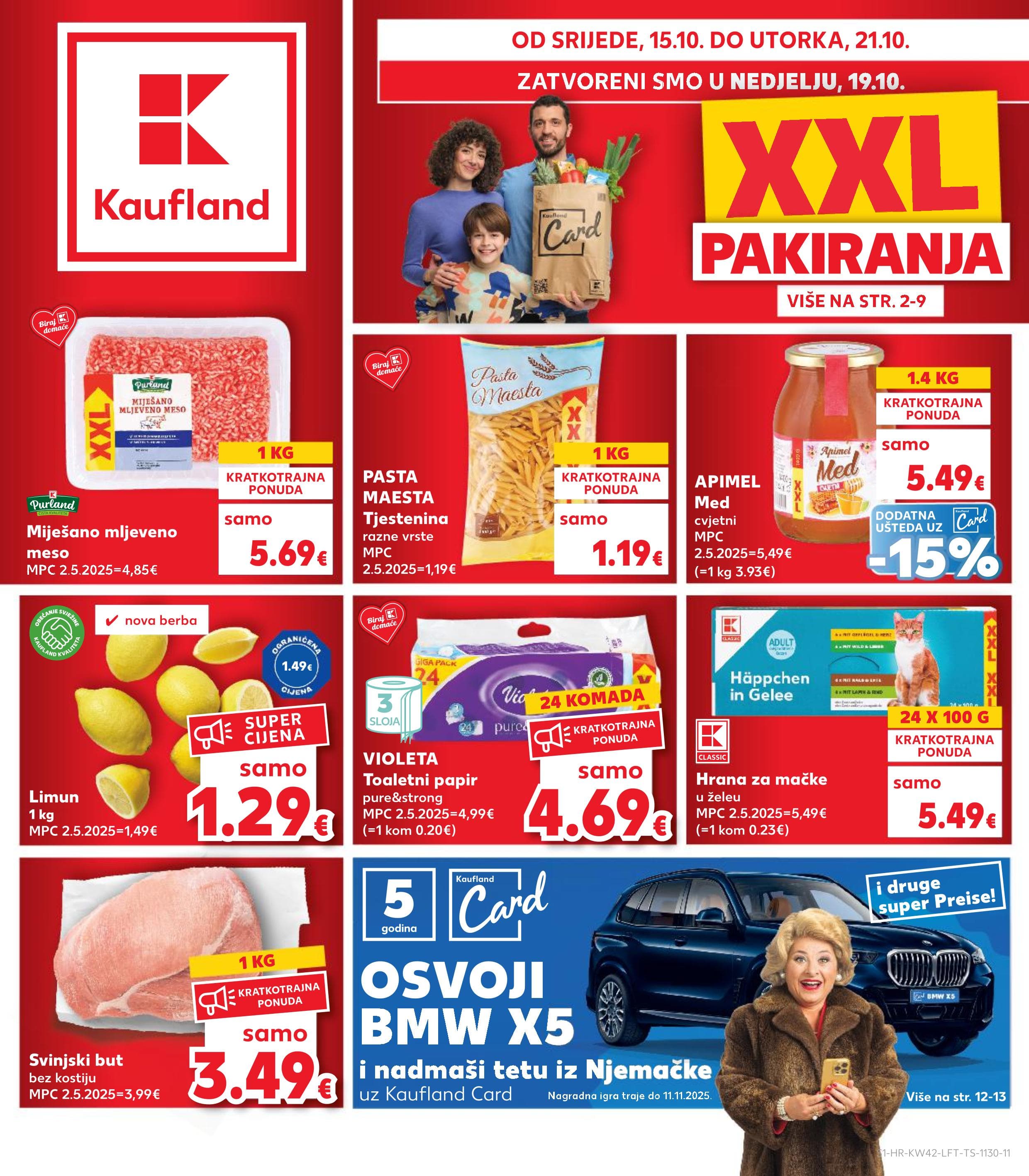 Stranica 1. Kaufland kataloga - Akcije od 15.10. do 21.10.2025.